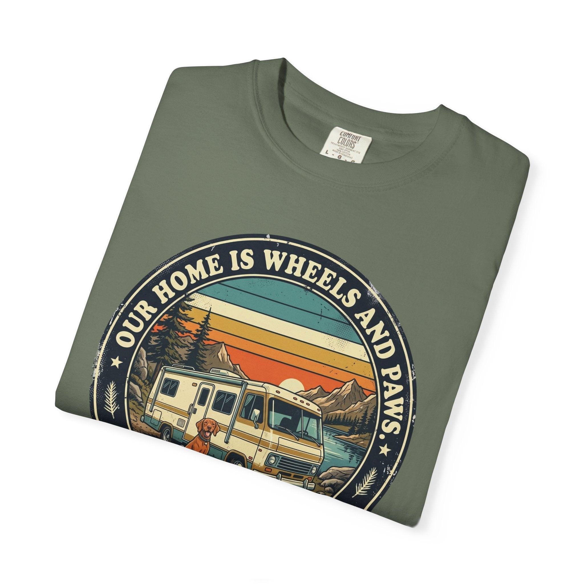 Our Home Is Wheels And Paws - T-Shirt