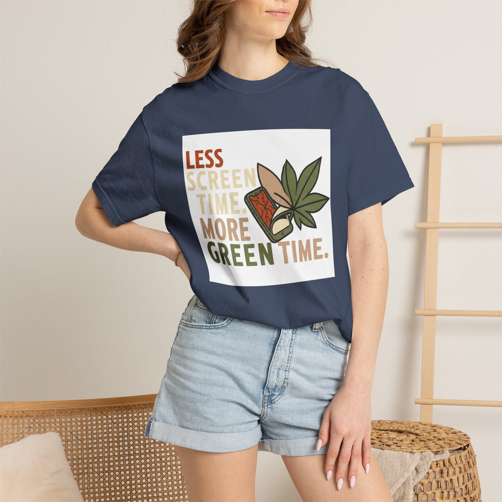 Less Screen Time More Green Time - T-Shirt
