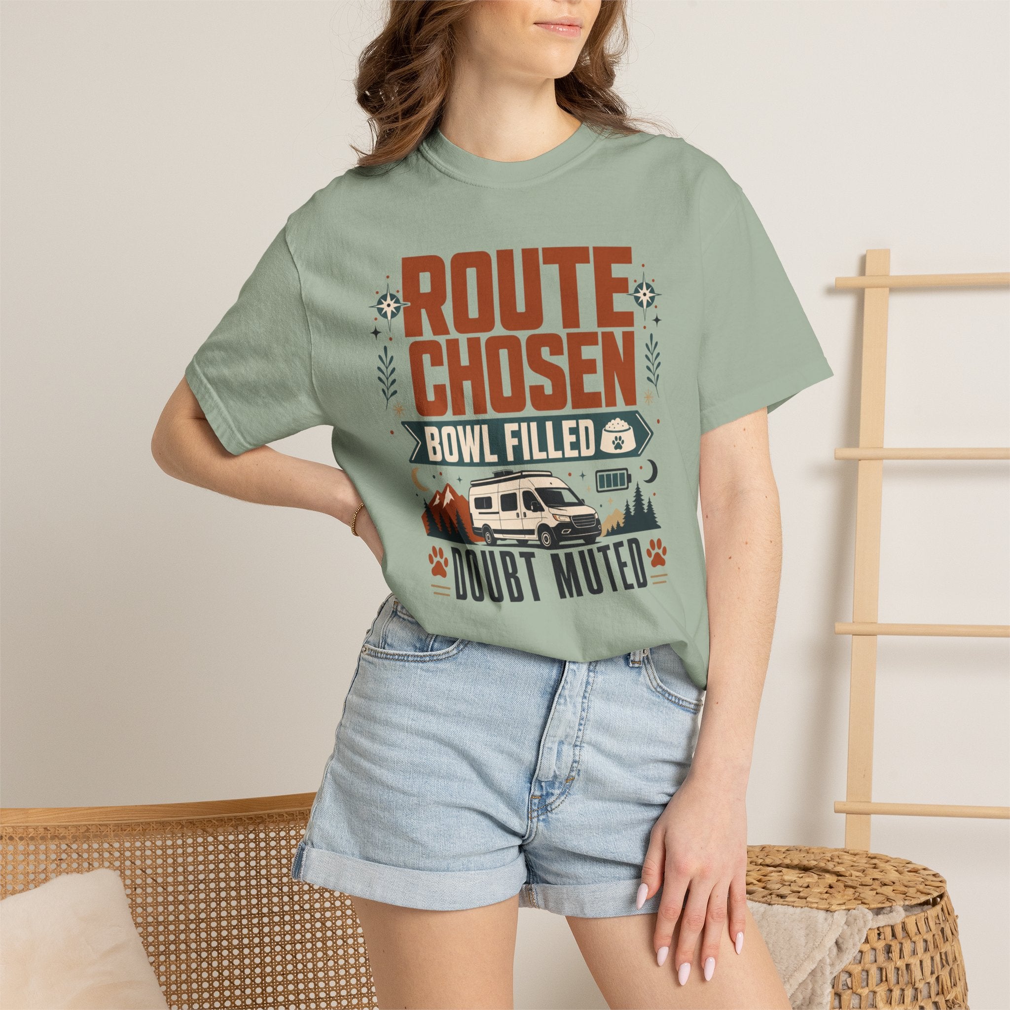 Route Chosen Bowl Filled Doubt Muted - T-Shirt