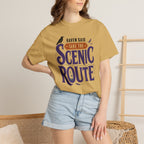 Raven Said Take The Scenic Route - T-Shirt