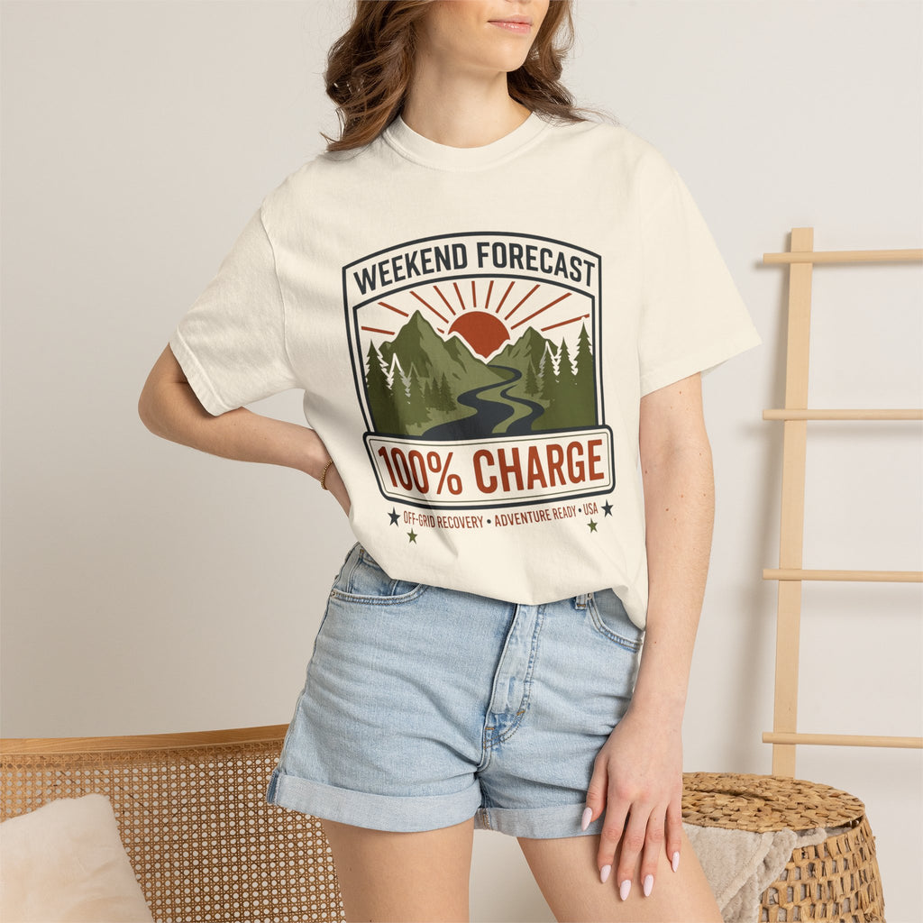 Weekend Forecast 100 Percent Charge - T-Shirt