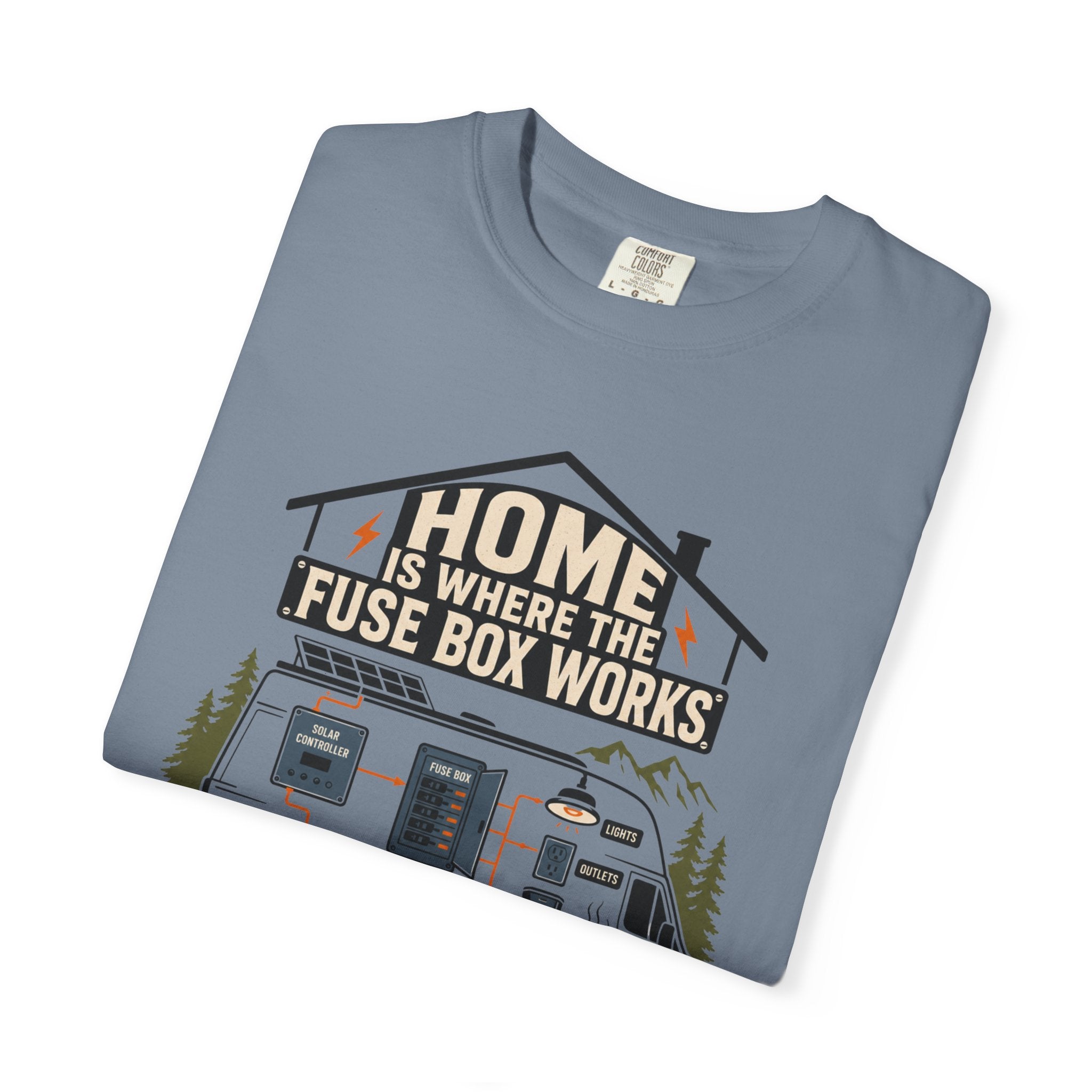 Home Is Where The Fuse Box Works - T-Shirt
