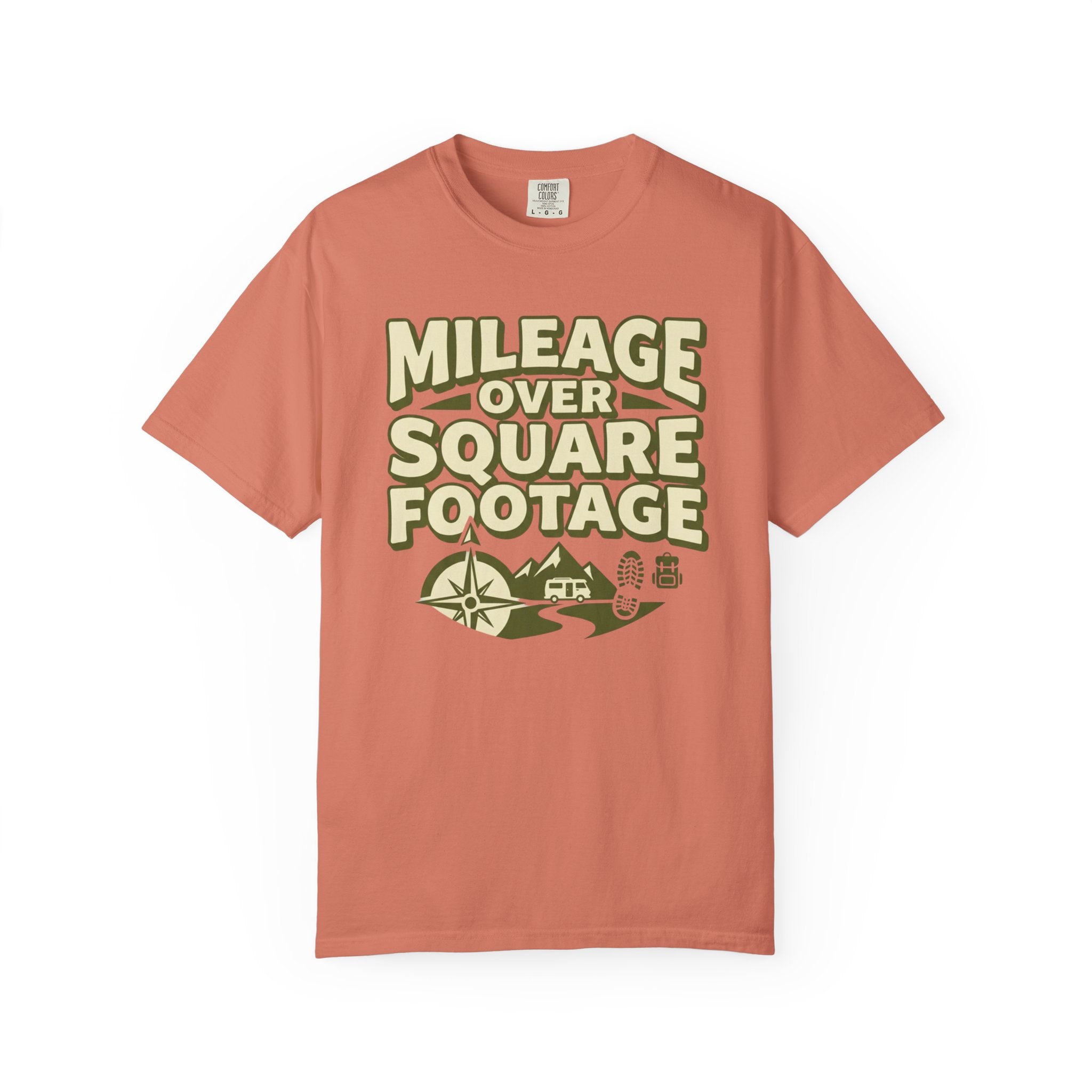 Mileage Over Square Footage - T-Shirt