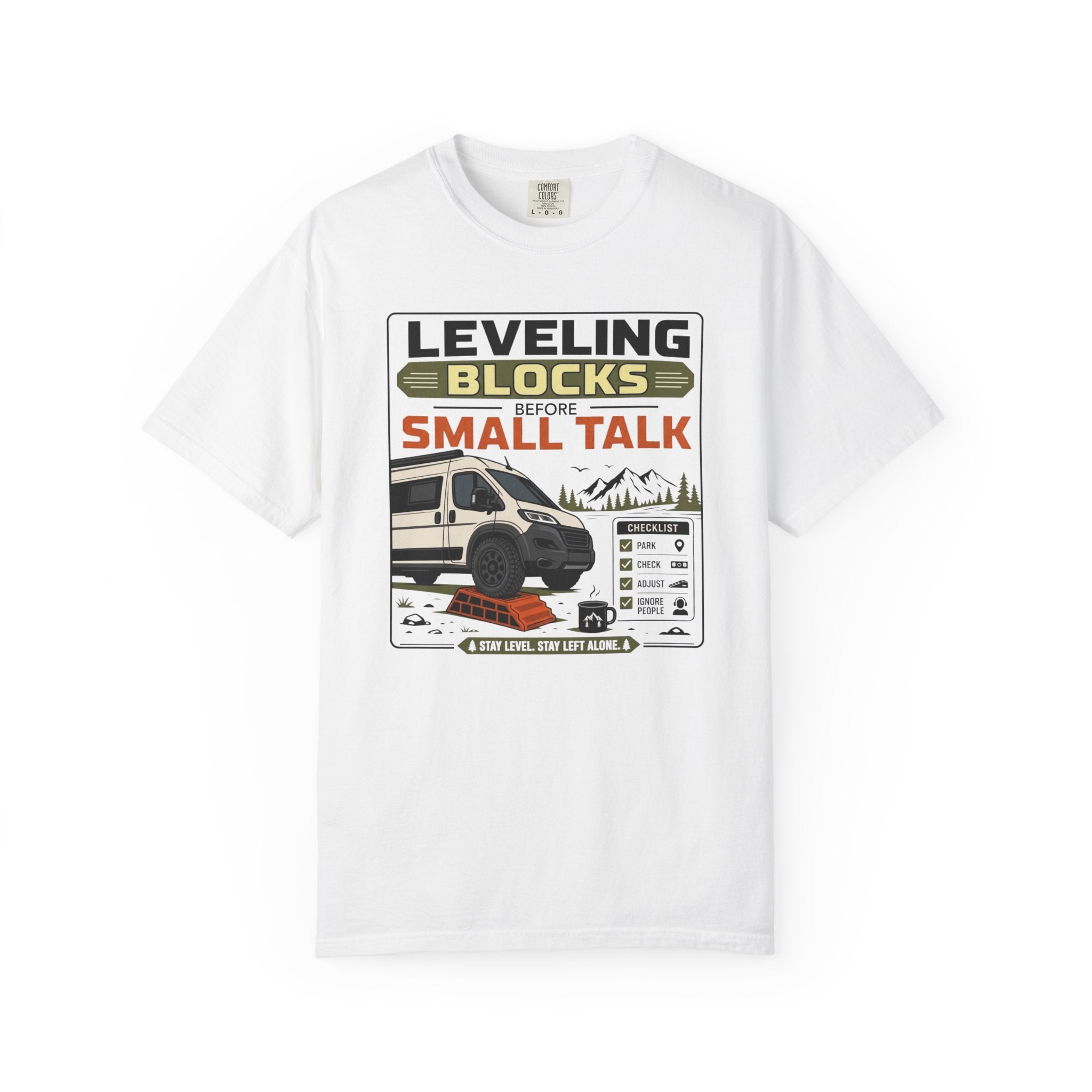 Leveling Blocks Before Small Talk - T-Shirt