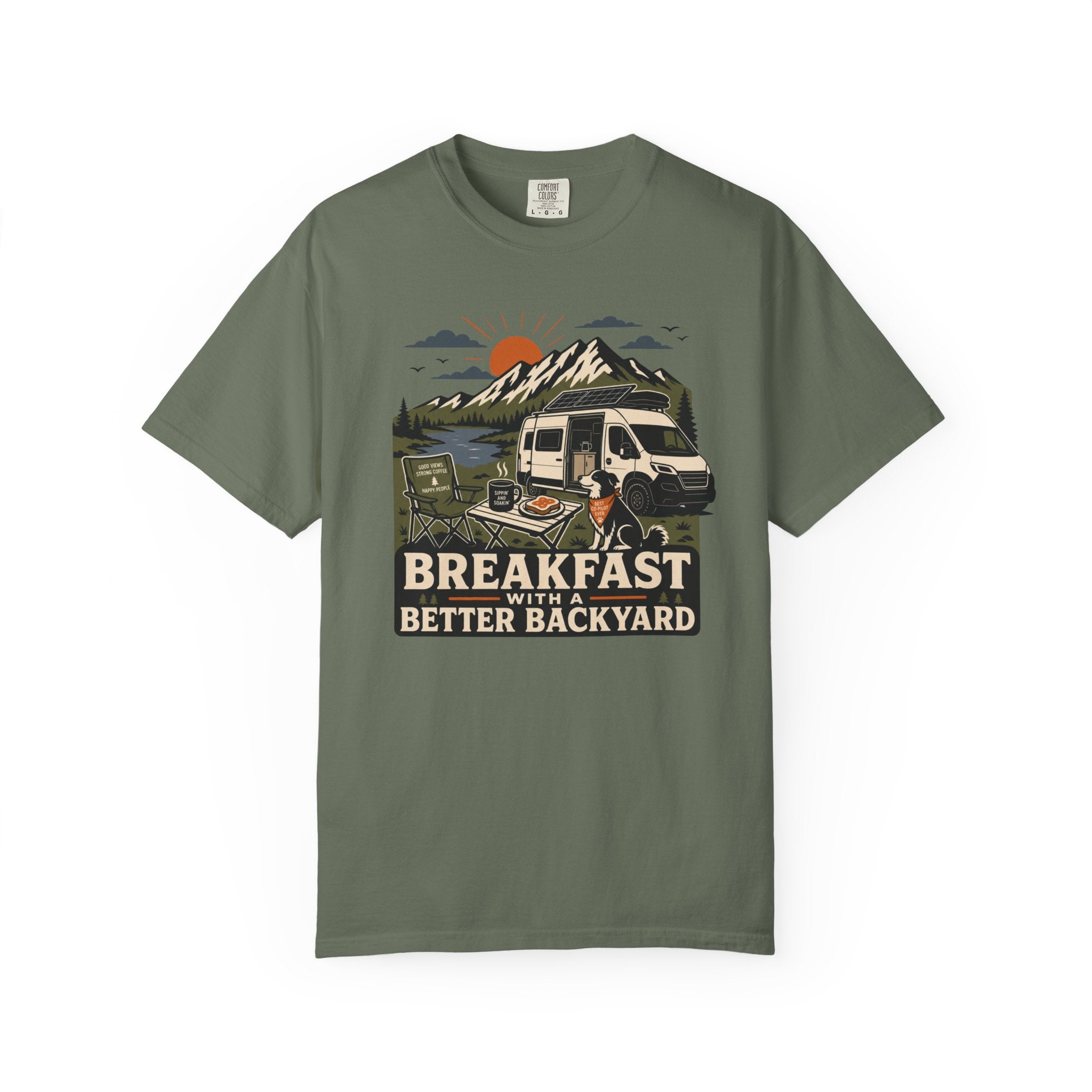 Breakfast With A Better Backyard - T-Shirt