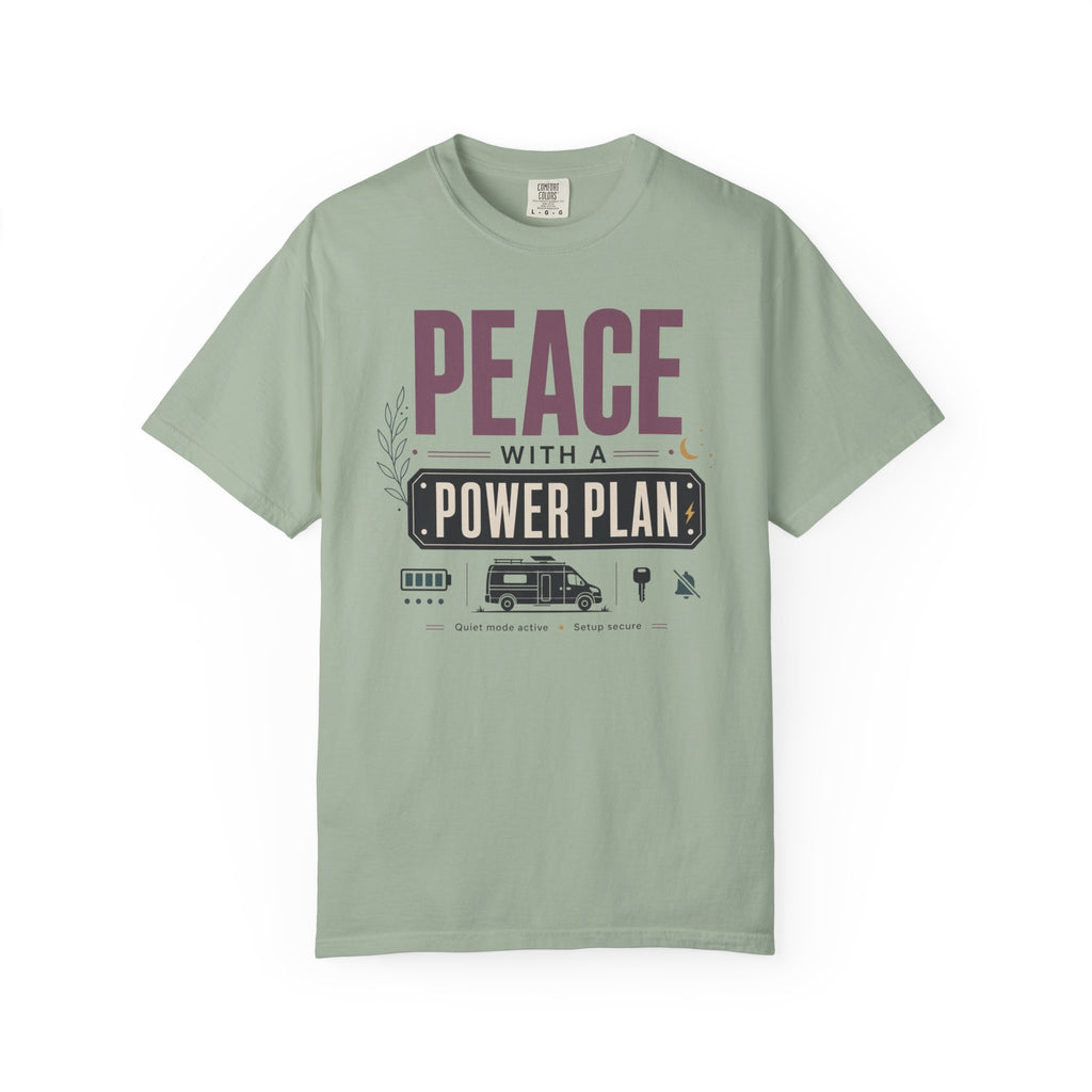 Peace With A Power Plan - T-Shirt