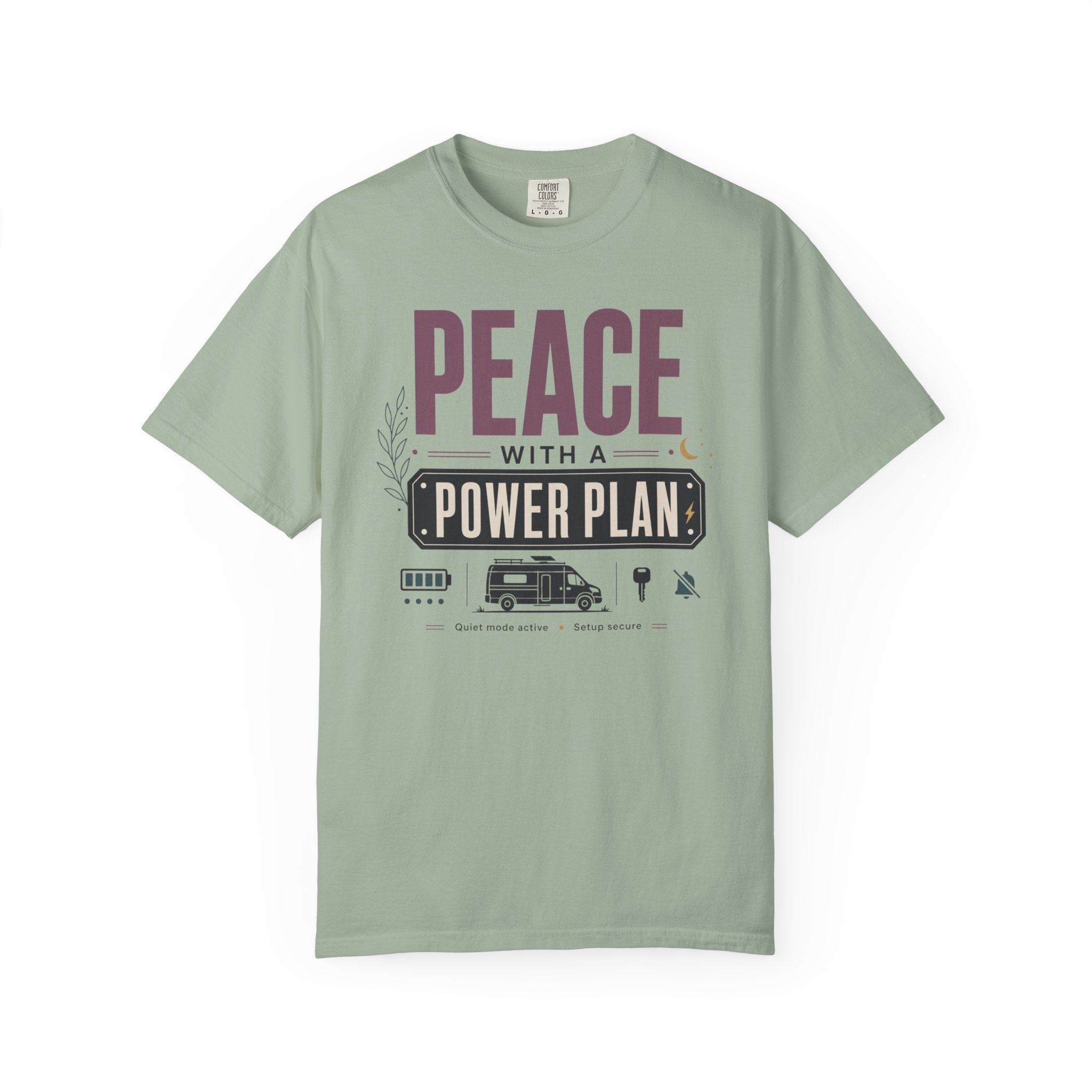 Peace With A Power Plan - T-Shirt