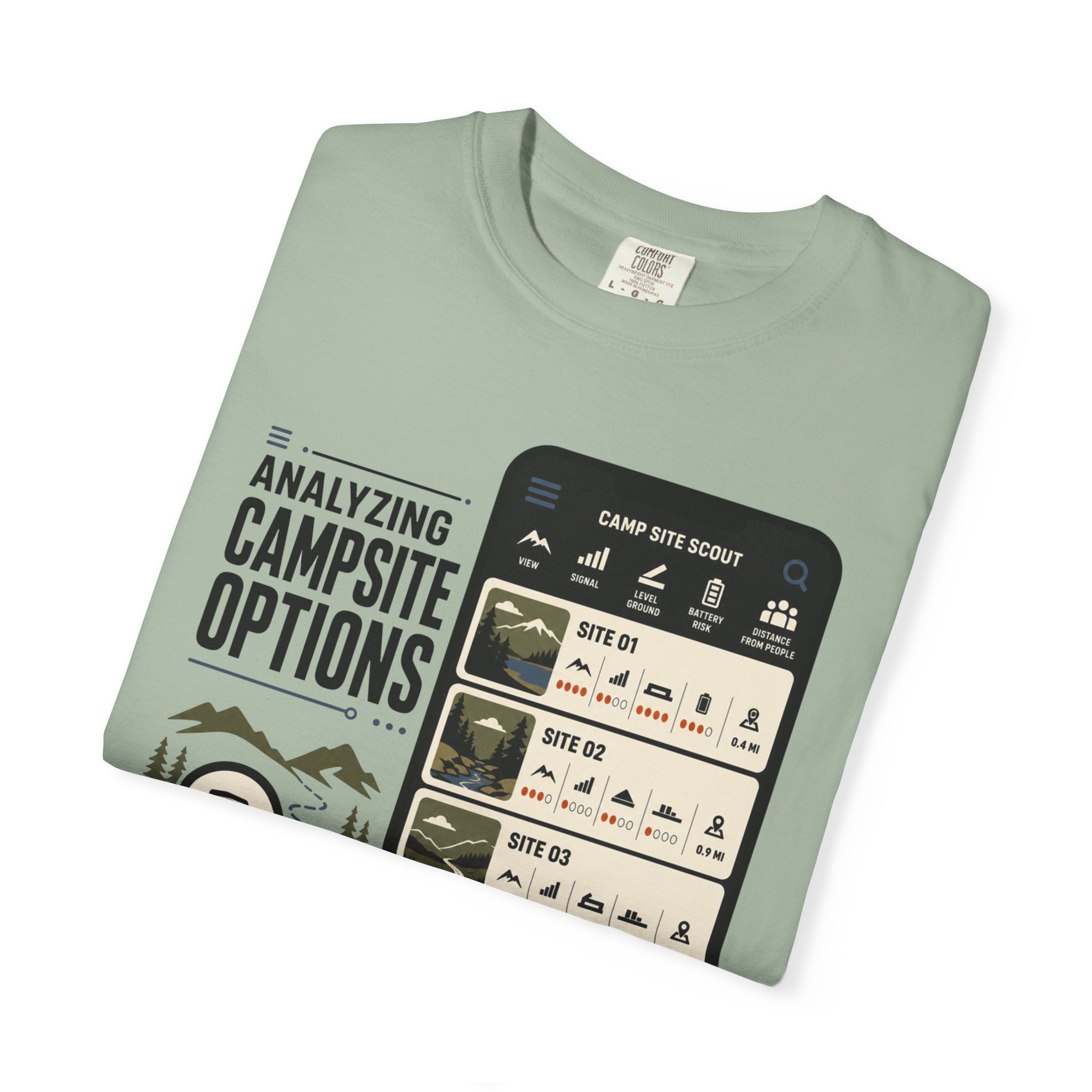 Analyzing Campsite Options - T-Shirt