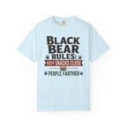 Black Bear Rules Keep Snacks Close People Farther - T-Shirt