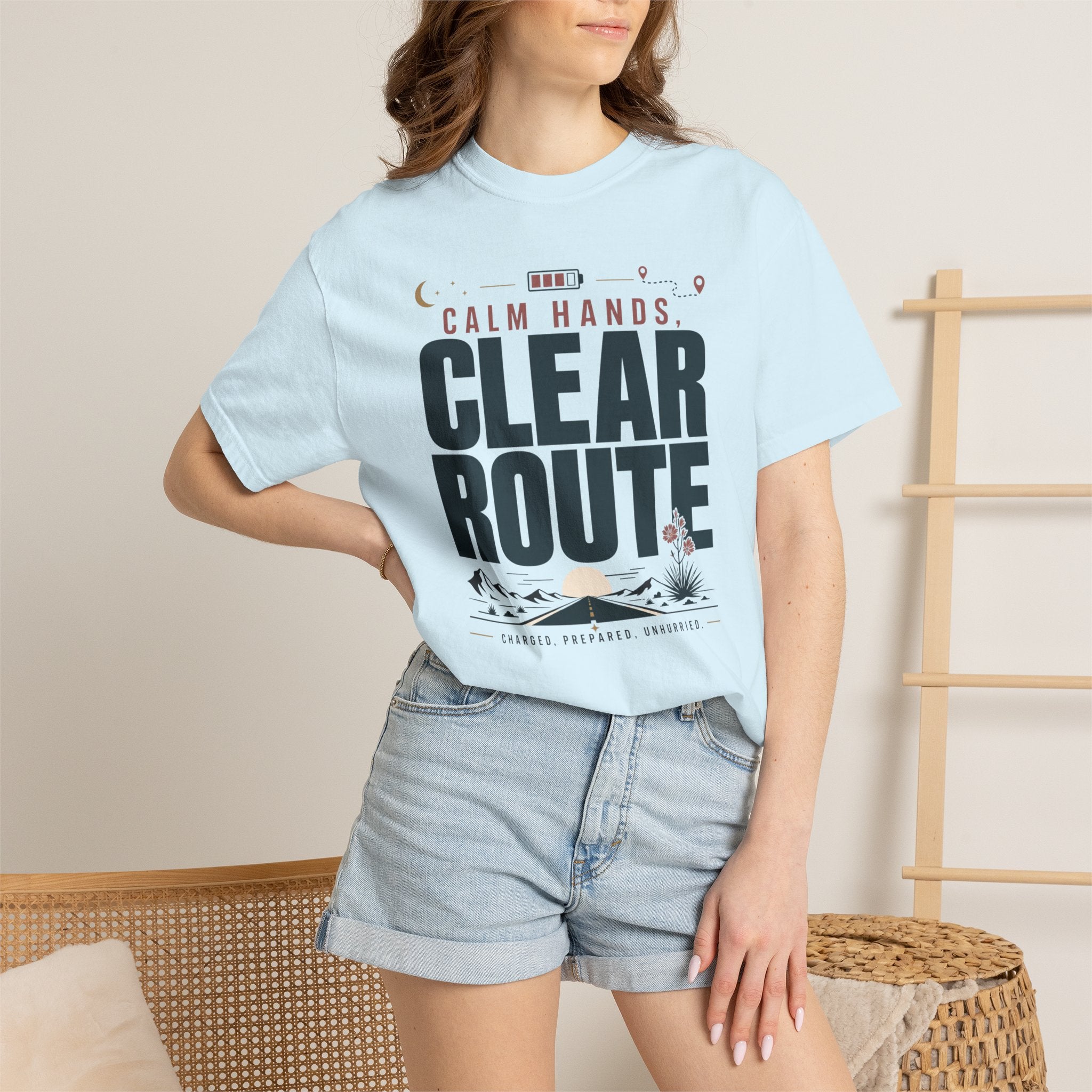 Calm Hands Clear Route - T-Shirt