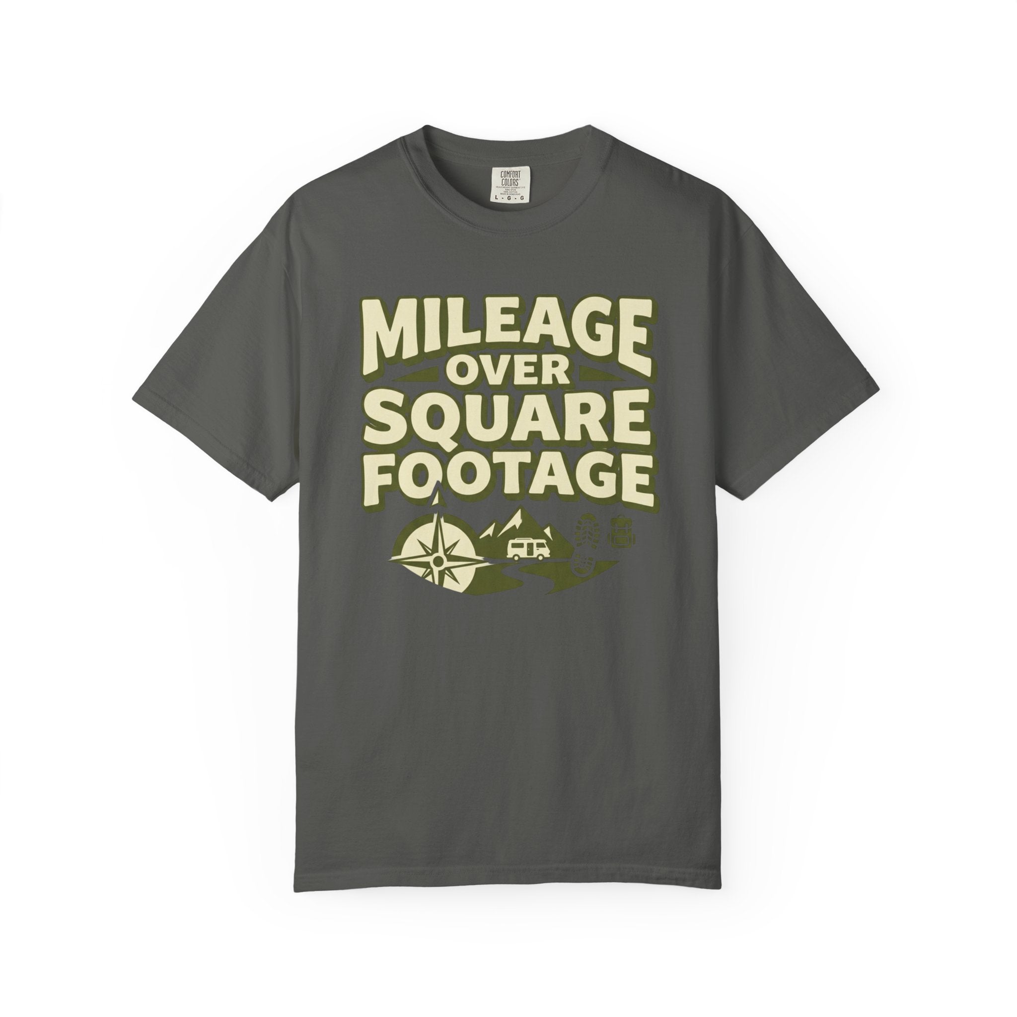 Mileage Over Square Footage - T-Shirt