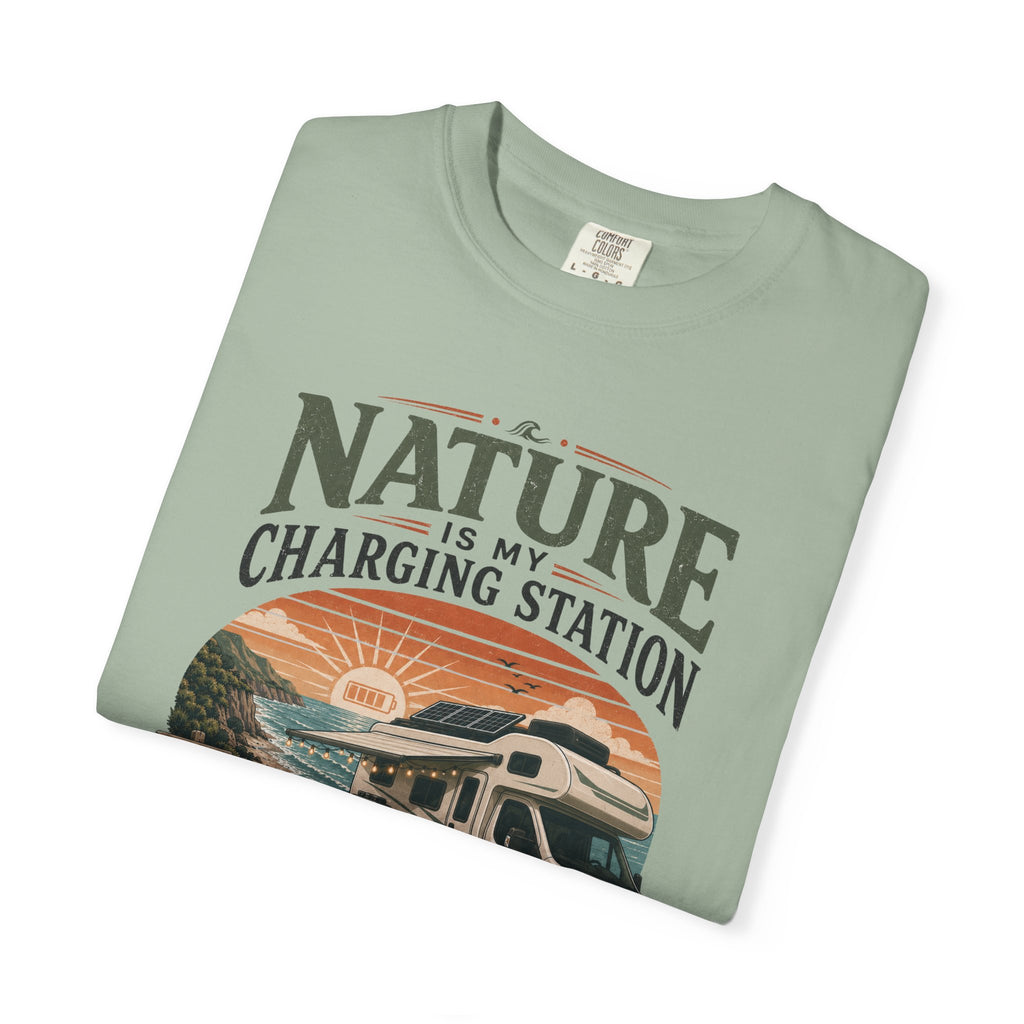 Nature Is My Charging Station - T-Shirt