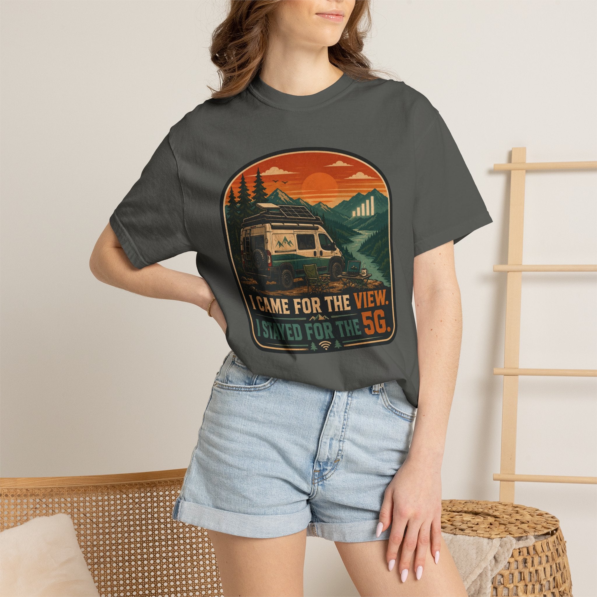 I Came For The View I Stayed 5G - T-Shirt