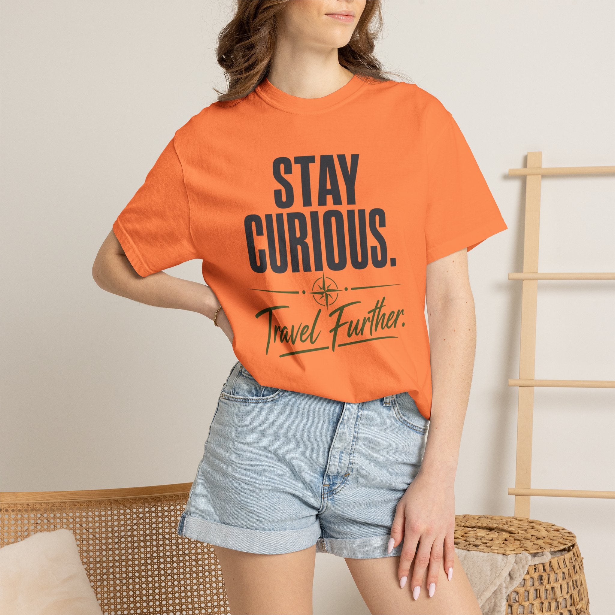 Stay Curious Travel Further - T-Shirt