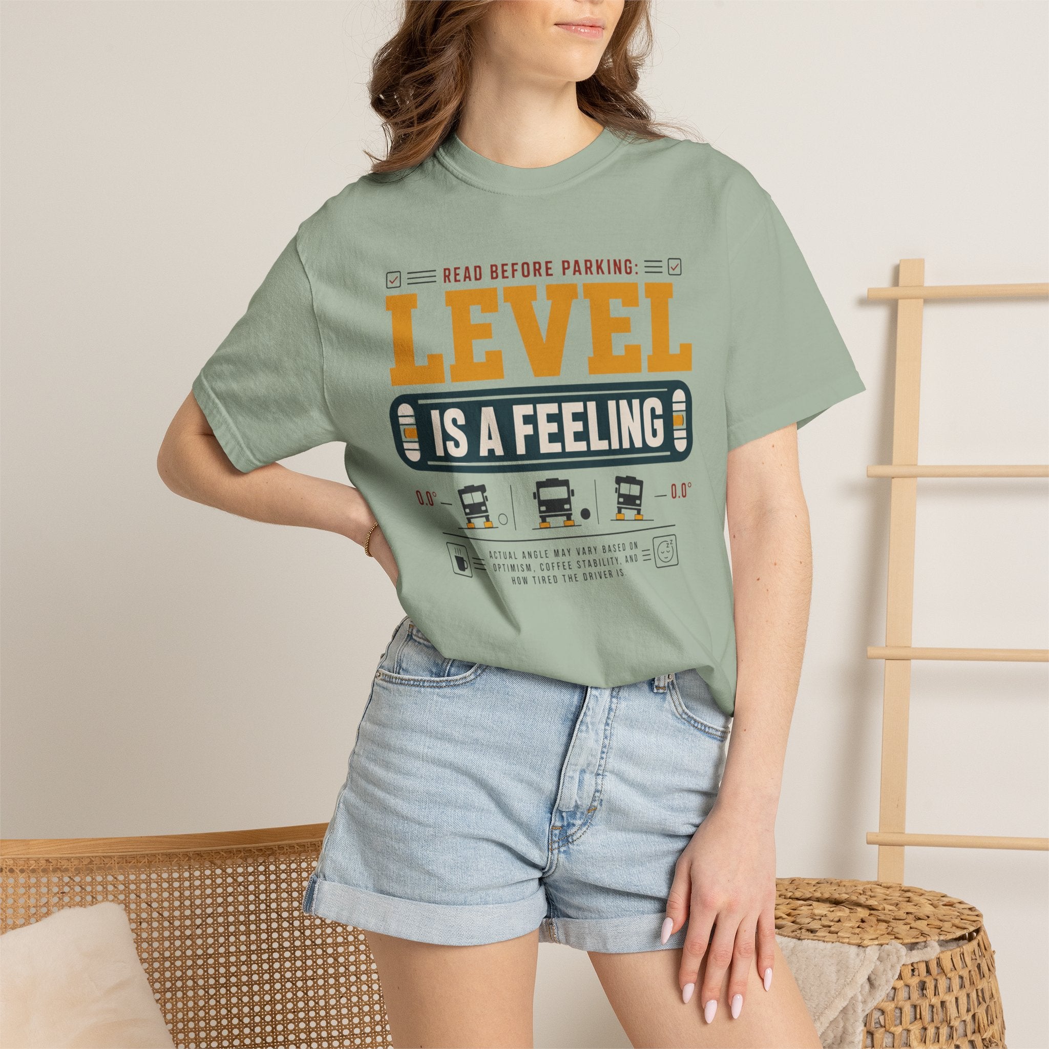 Read Before Parking Level Is A Feeling - T-Shirt