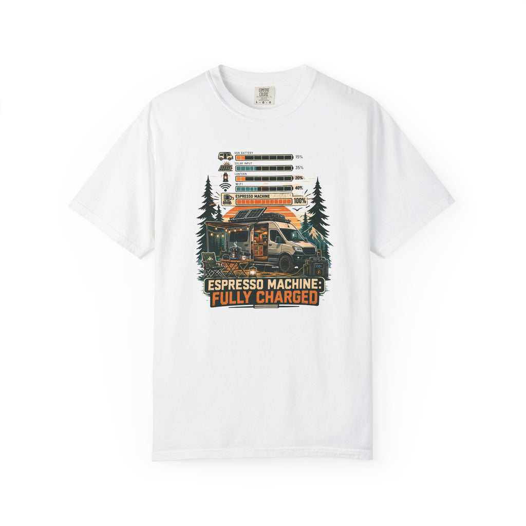 Espresso Machine Fully Charged - T-Shirt