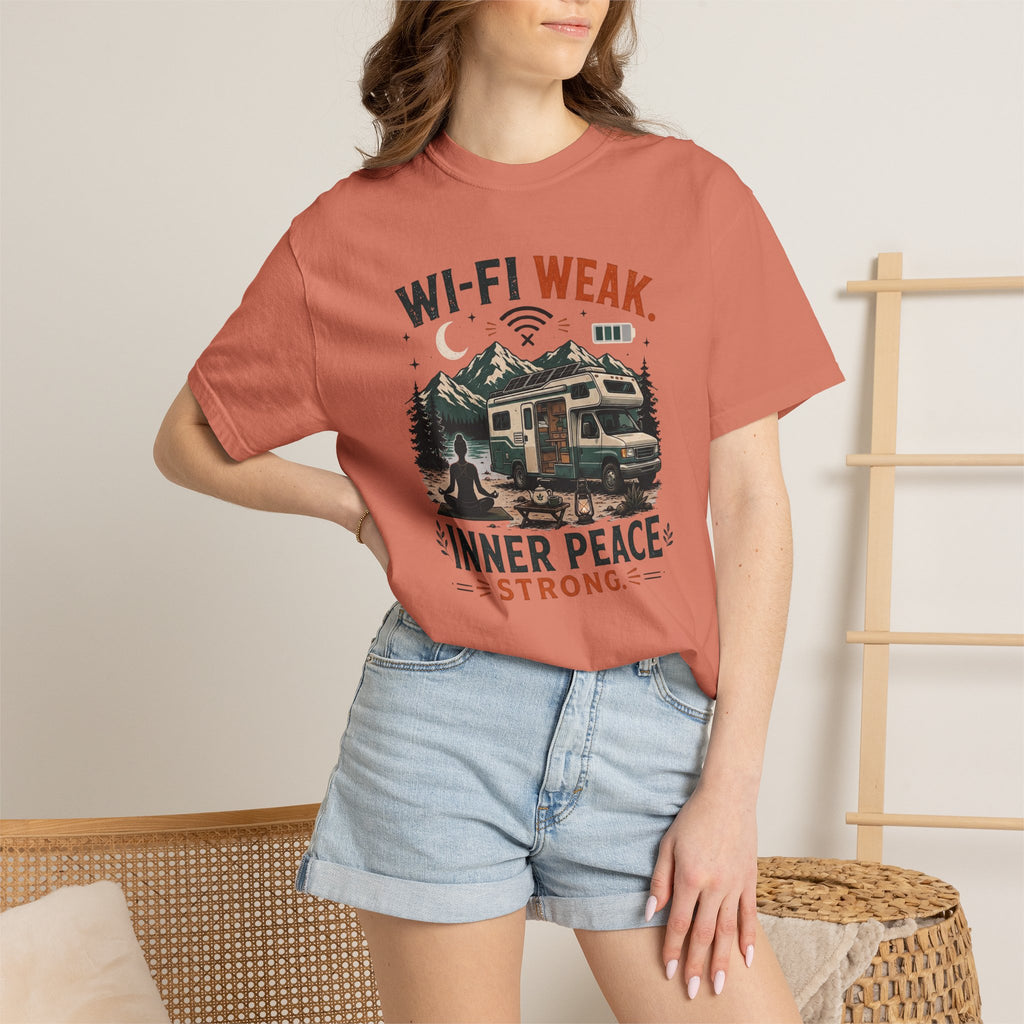 Wi-Fi Weak Inner Peace Strong - T-Shirt