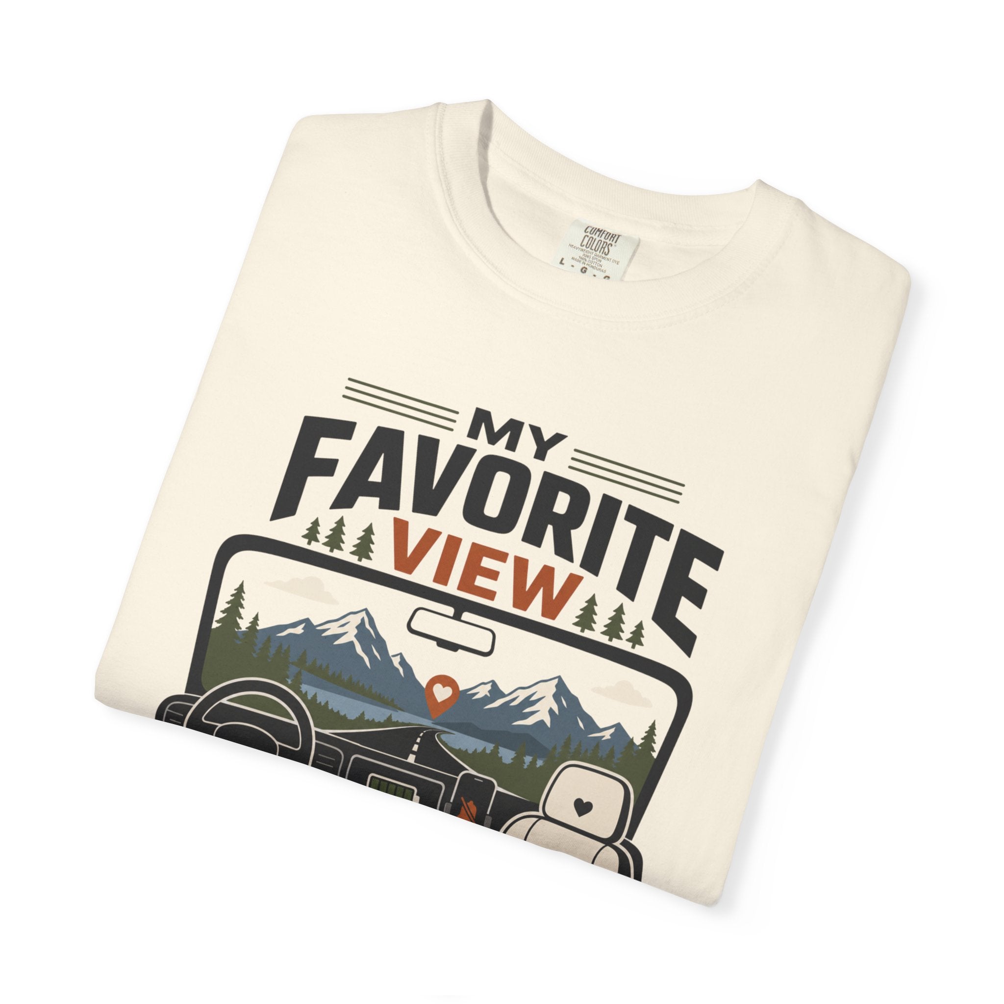 My Favorite View Rides Shotgun - T-Shirt