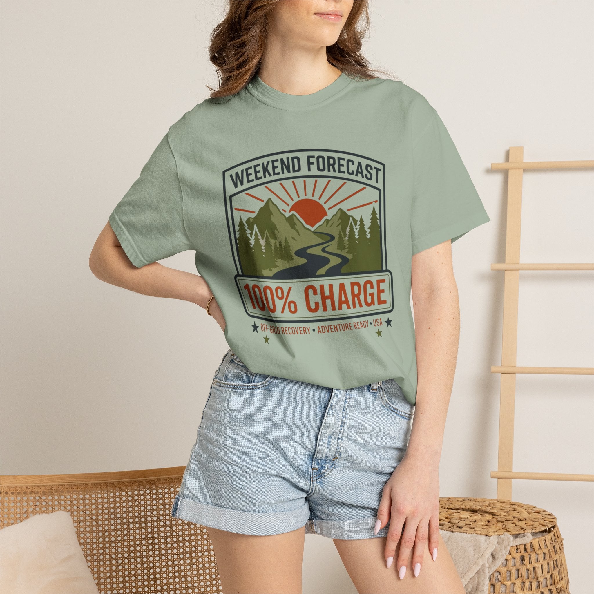 Weekend Forecast 100 Percent Charge - T-Shirt