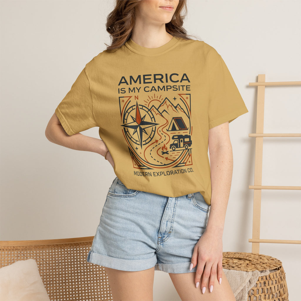 America Is My Campsite - T-Shirt