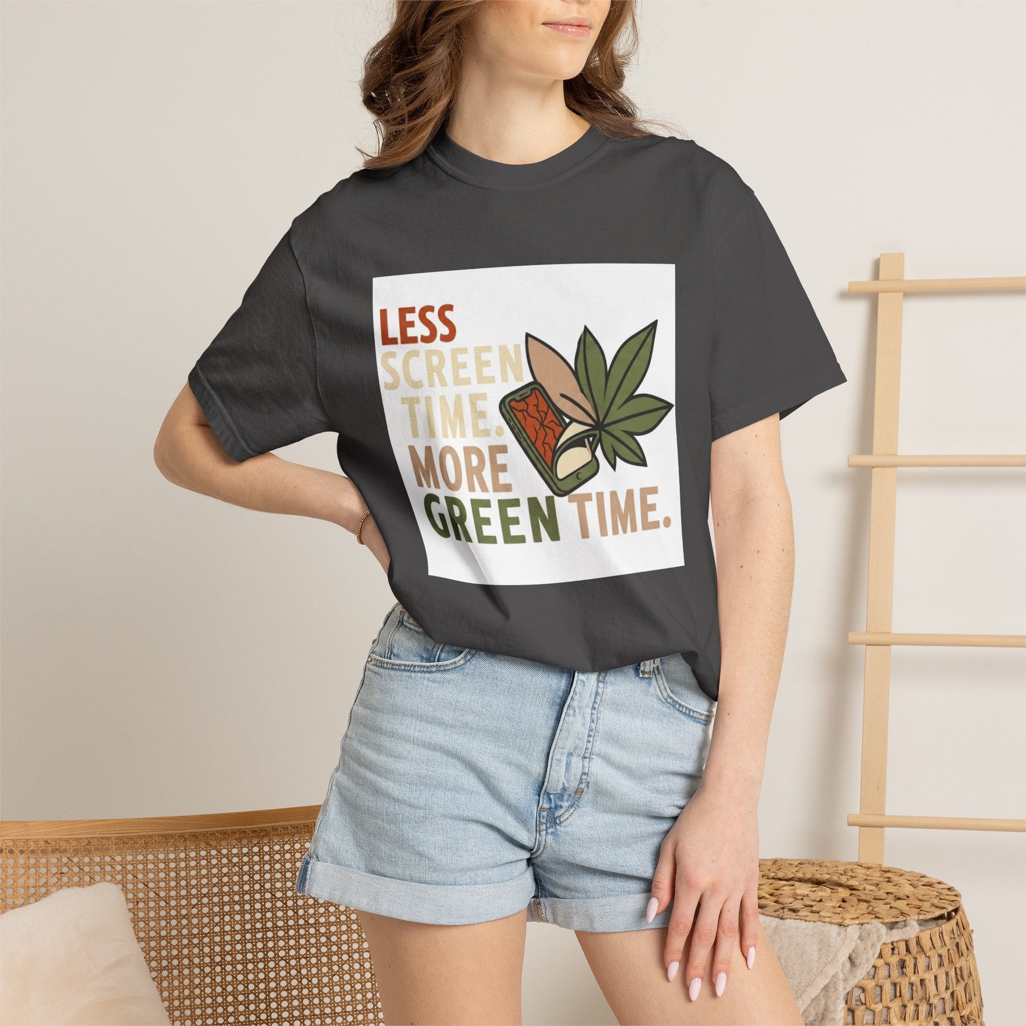 Less Screen Time More Green Time - T-Shirt