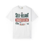 Self Reliant With A Window Seat Dog - T-Shirt