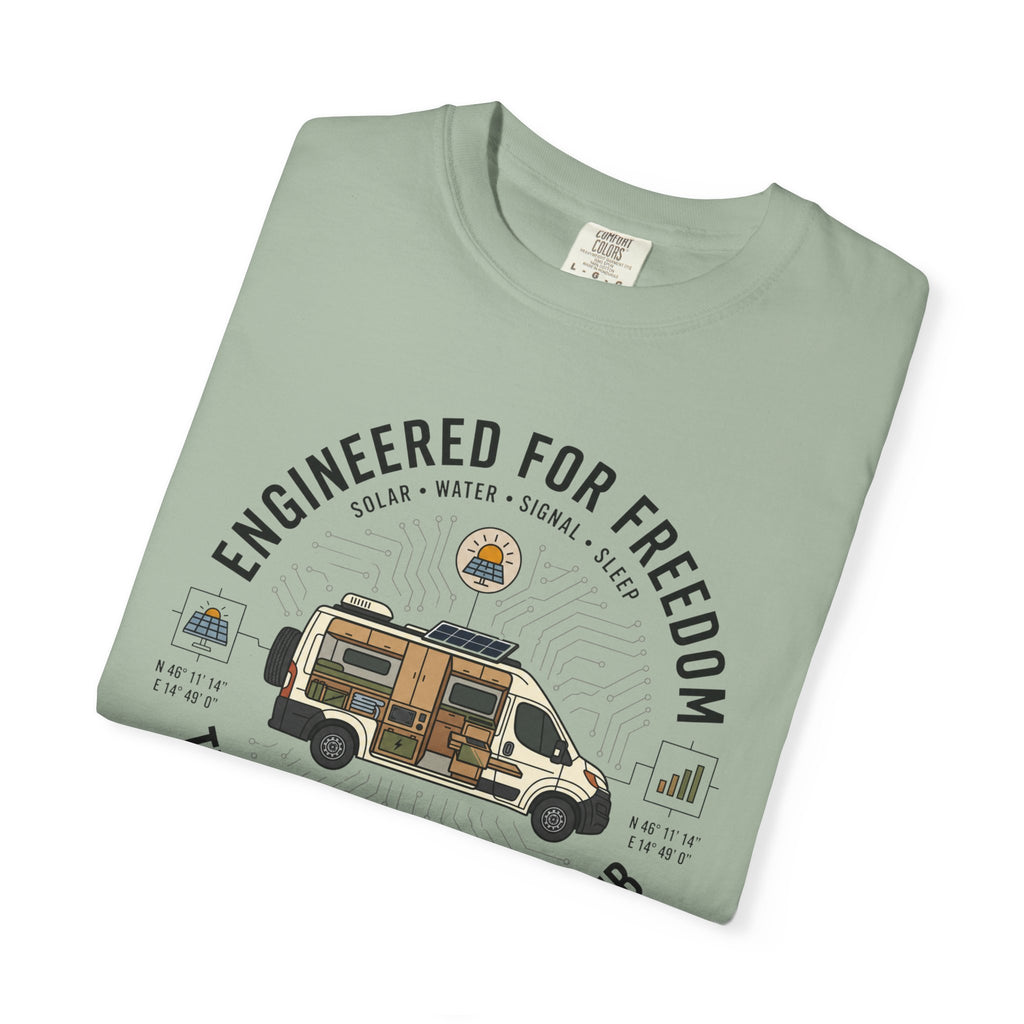 Engineered For Freedom Tiny Home Intelligence Club - T-Shirt