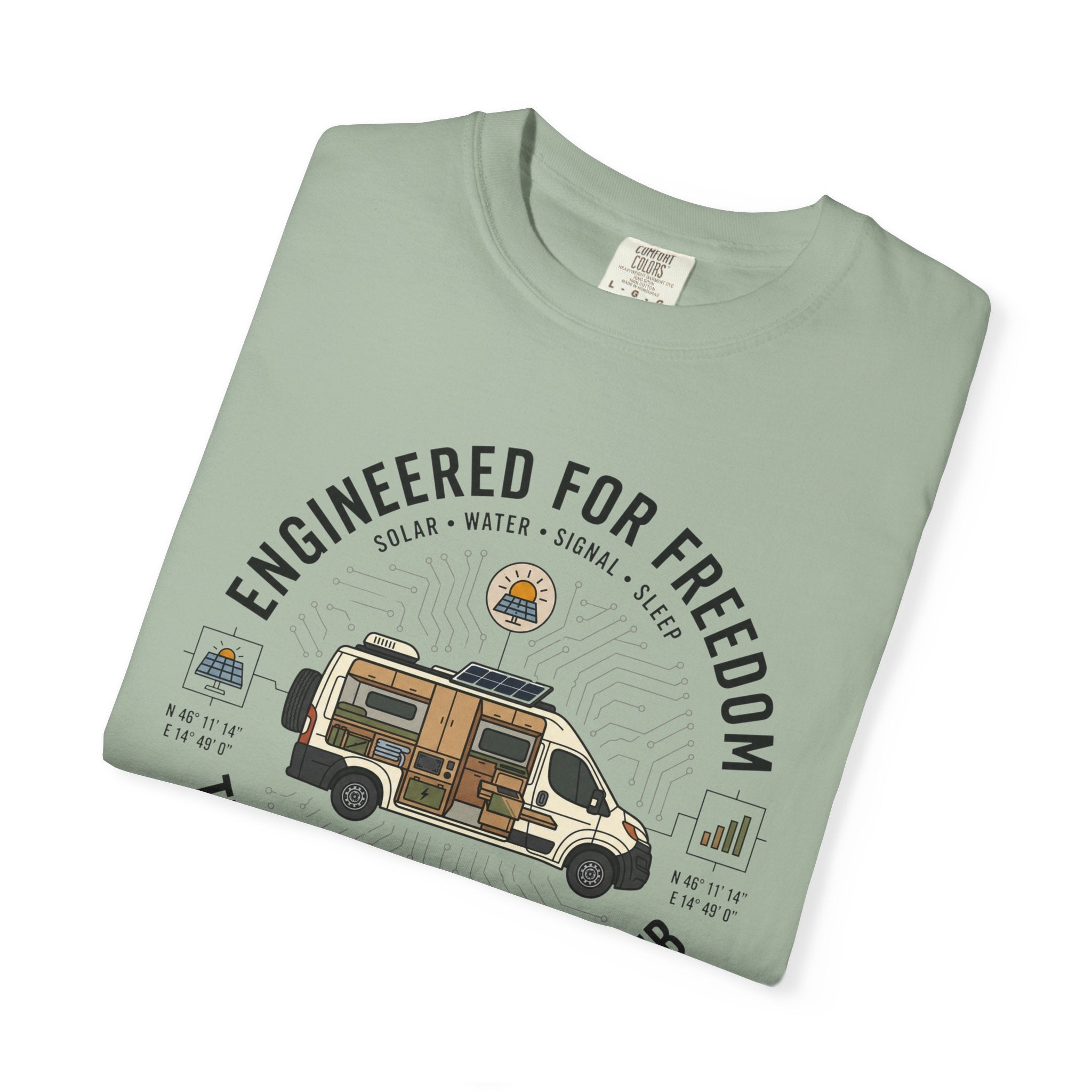 Engineered For Freedom Tiny Home Intelligence Club - T-Shirt