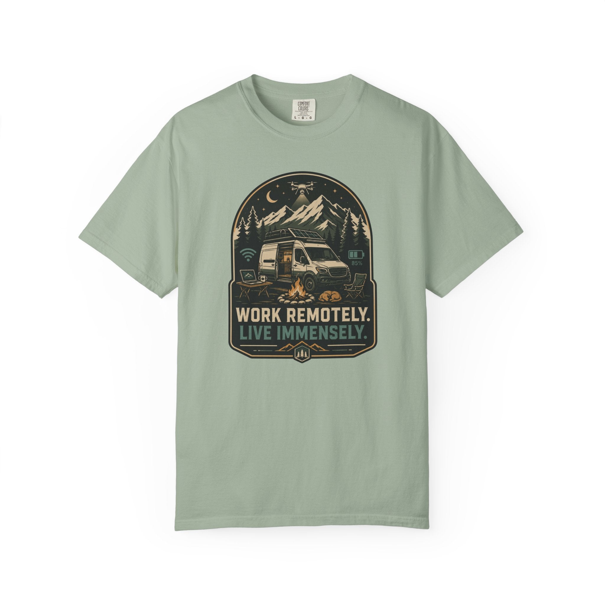 Work Remotely Live Immensely - T-Shirt