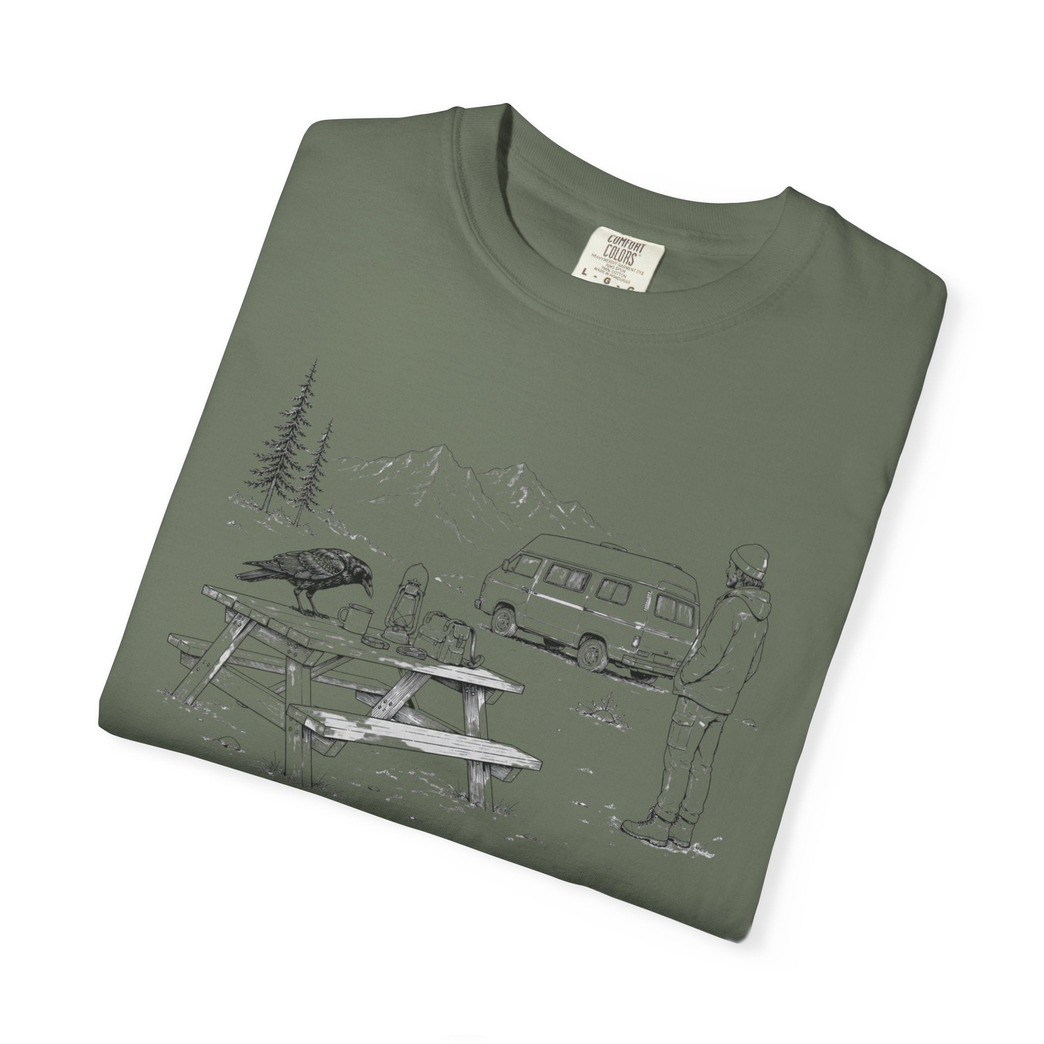 Camp Coffee Raven - T-Shirt