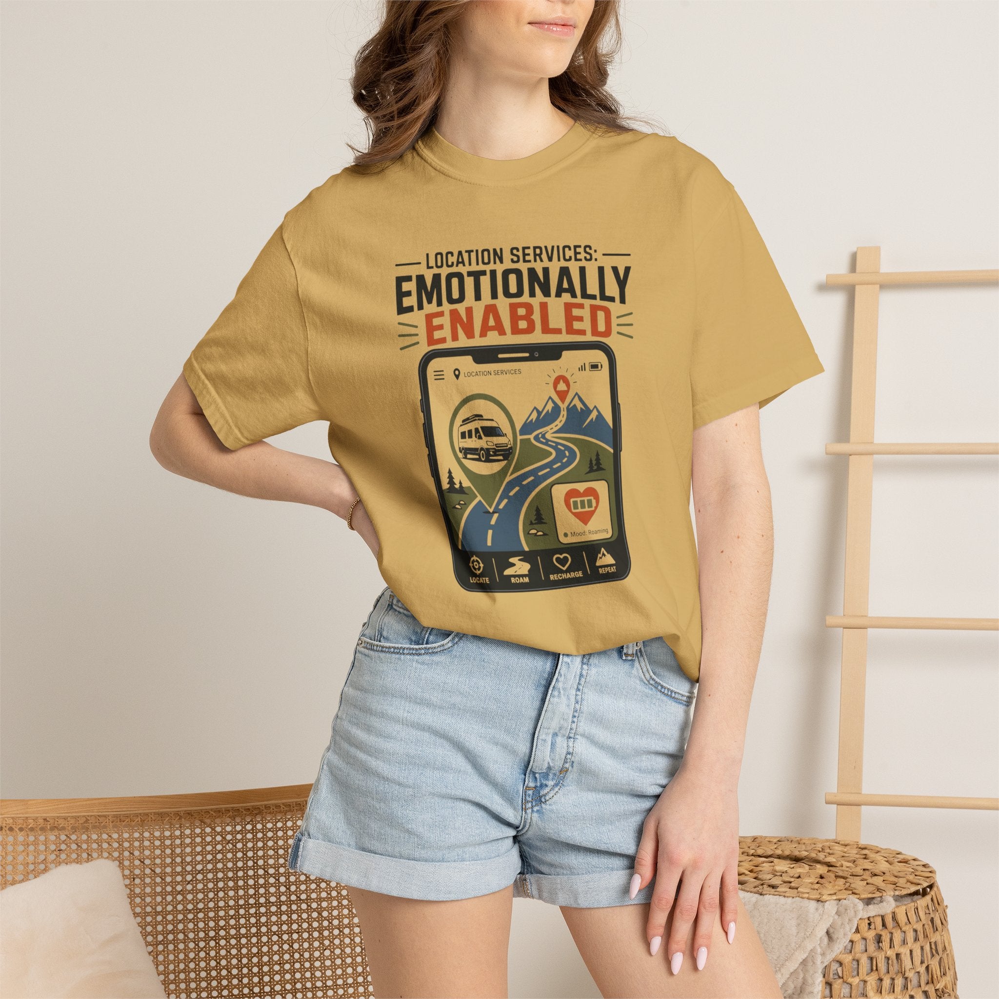 Location Services Emotionally Enabled - T-Shirt
