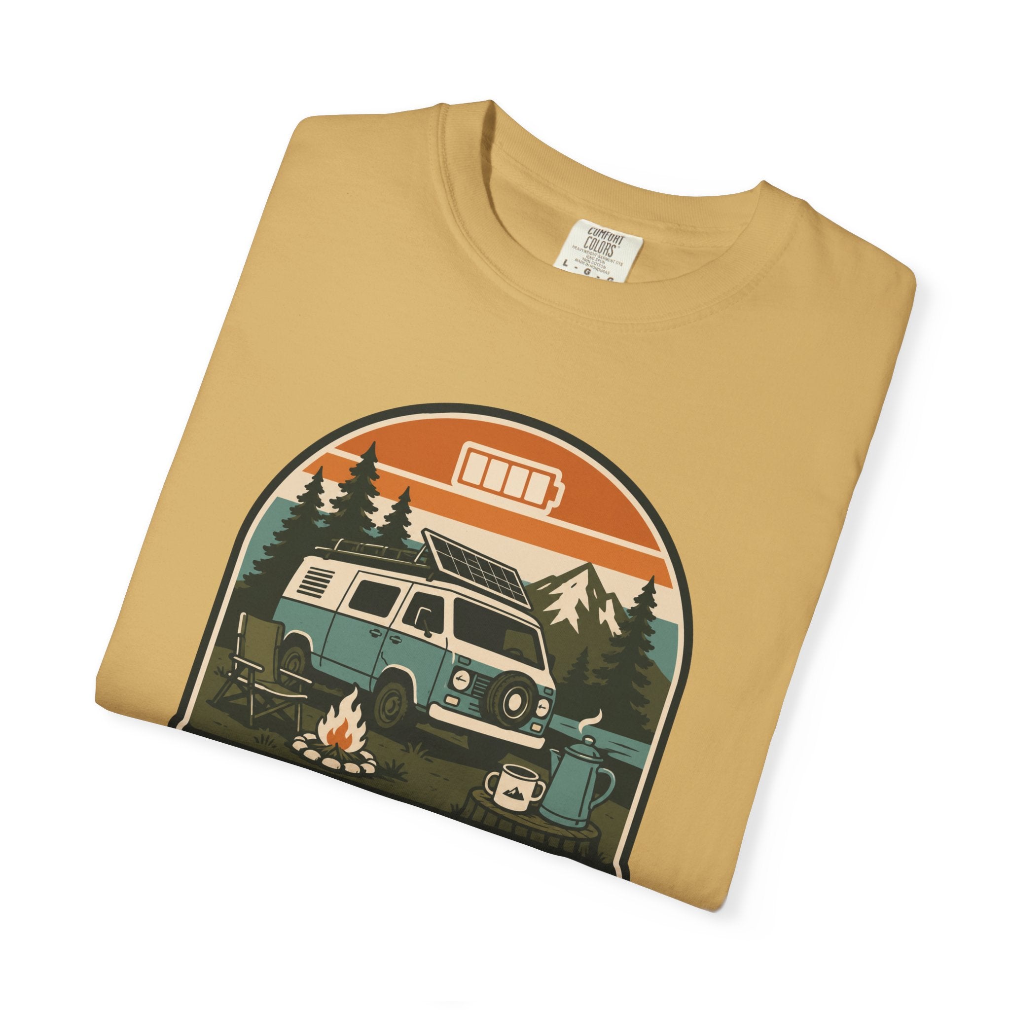 Powered By Coffee and Campgrounds - T-Shirt