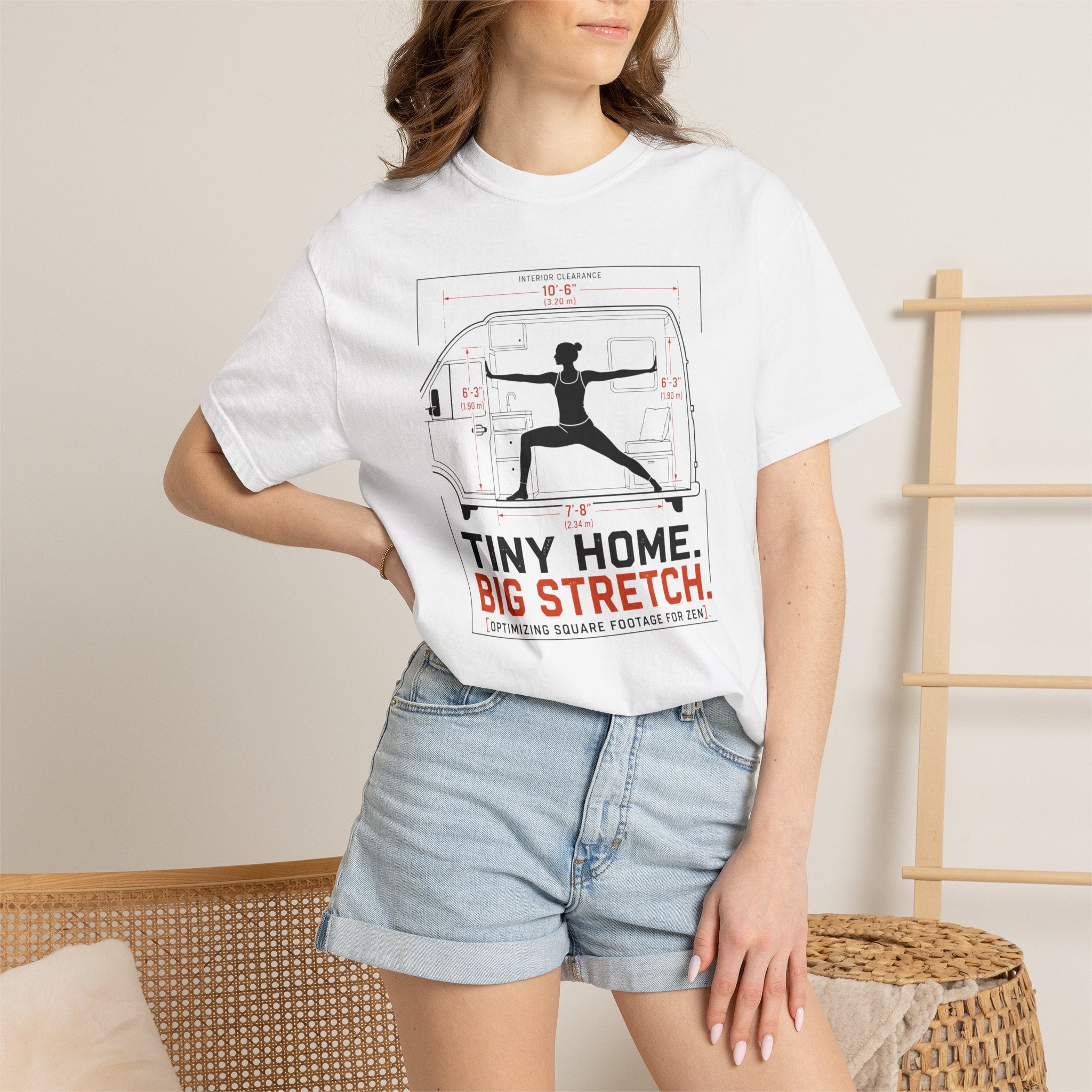 Tiny Home Big Stretch Optimizing Square Footage For Zen - T-Shirt