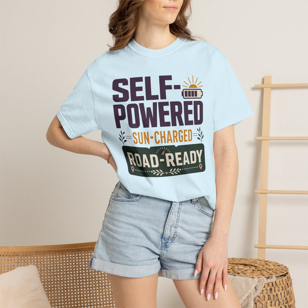 Self Powered Sun Charged Road Ready - T-Shirt