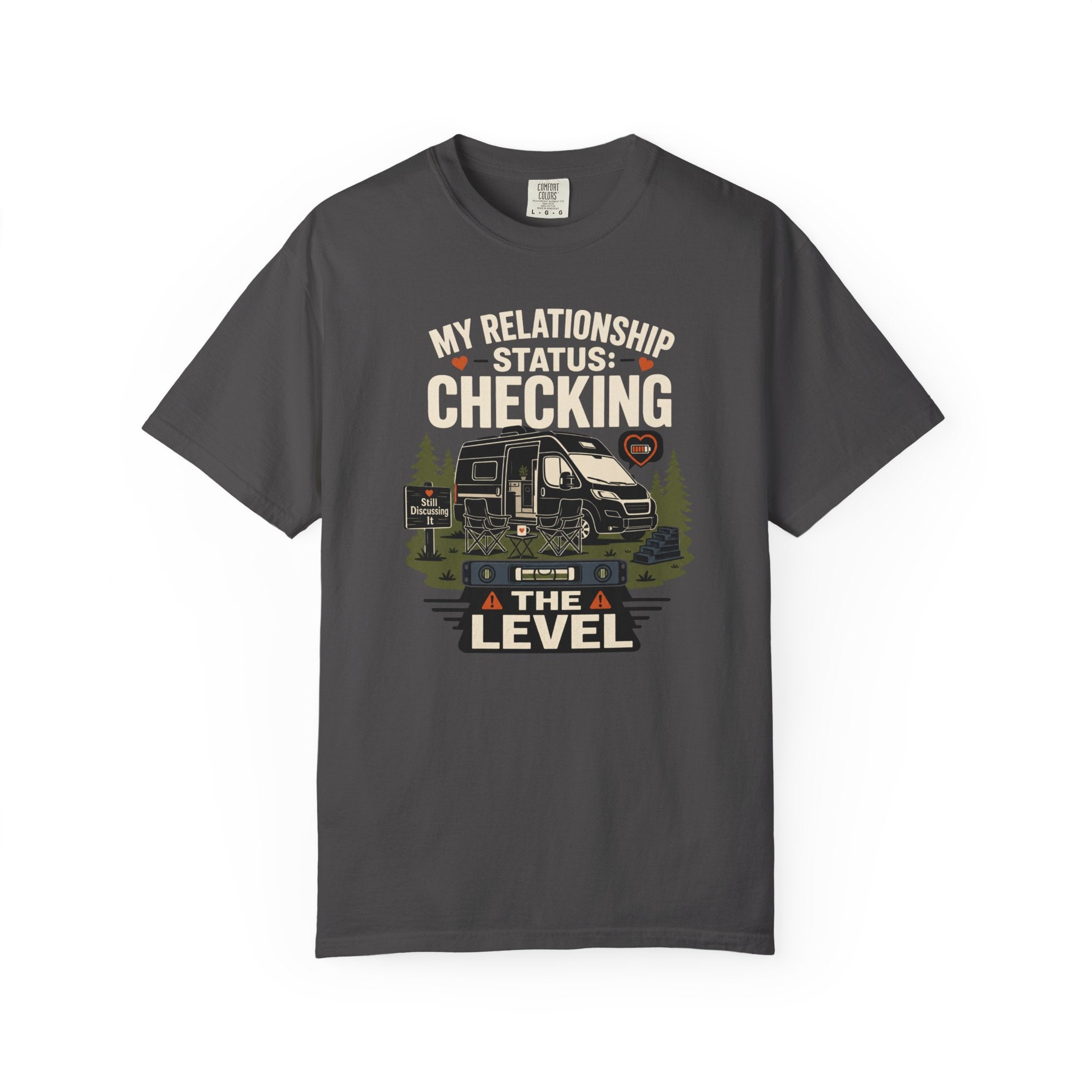 My Relationship Status Checking The Level - T-Shirt