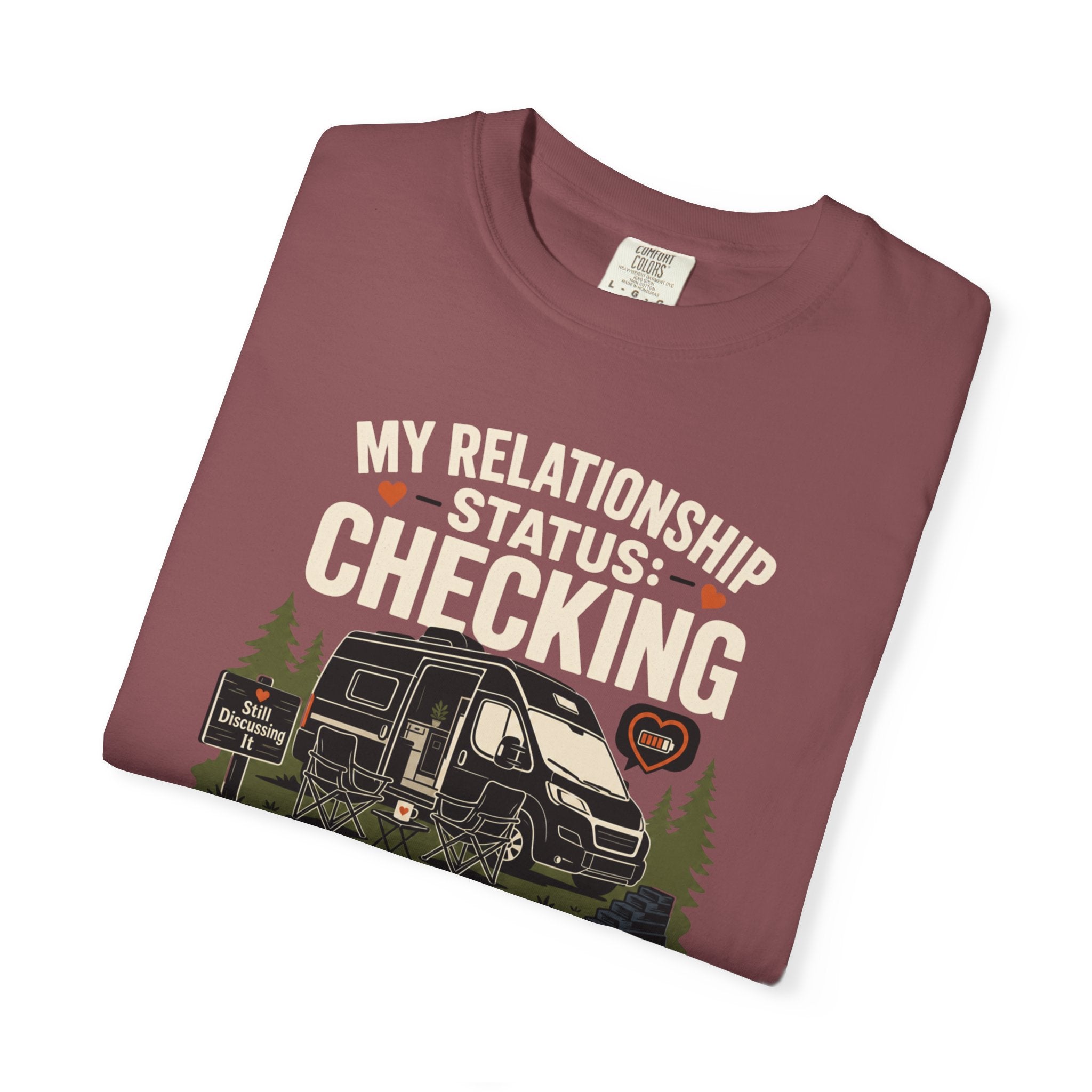My Relationship Status Checking The Level - T-Shirt