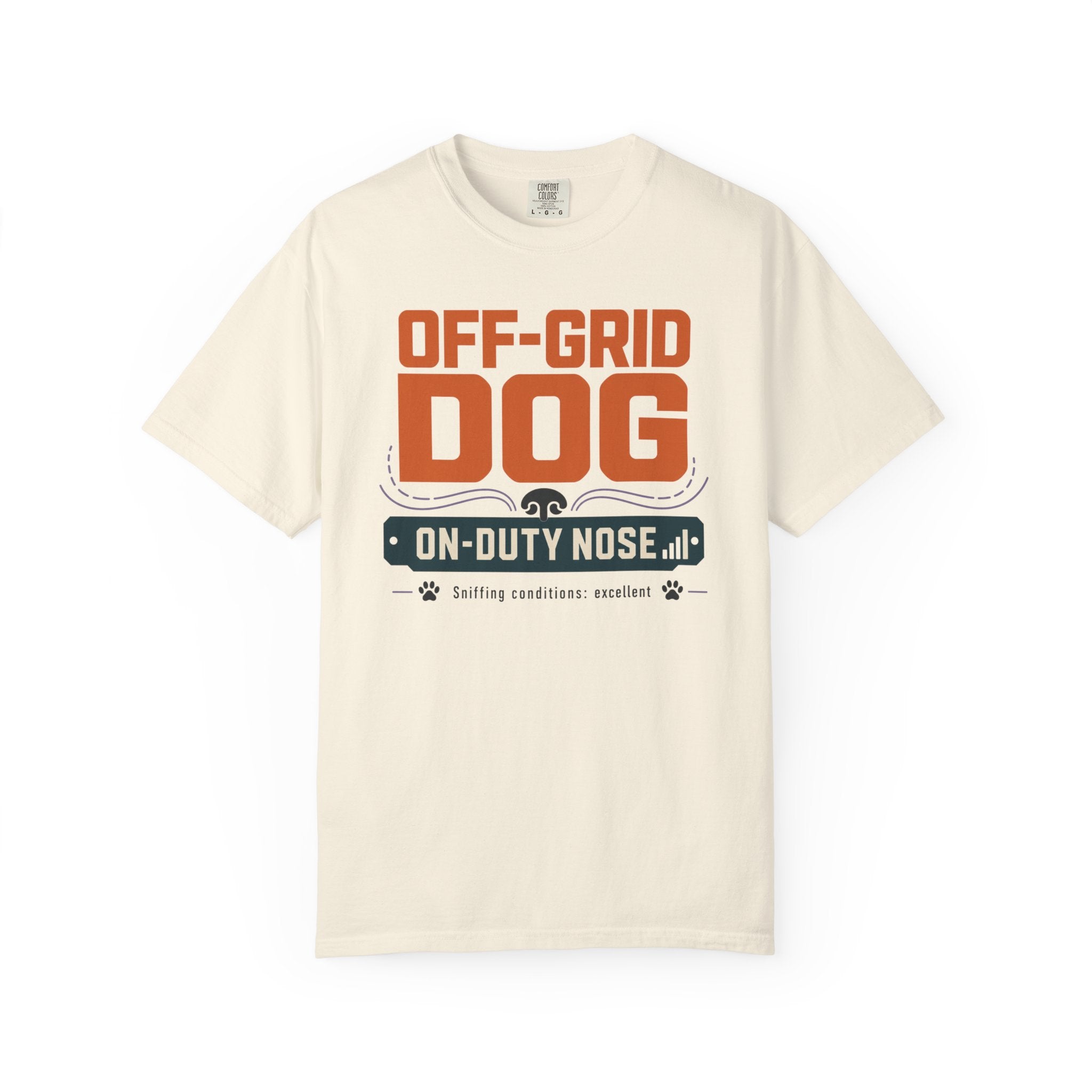 Off Grid Dog On Duty Nose - T-Shirt