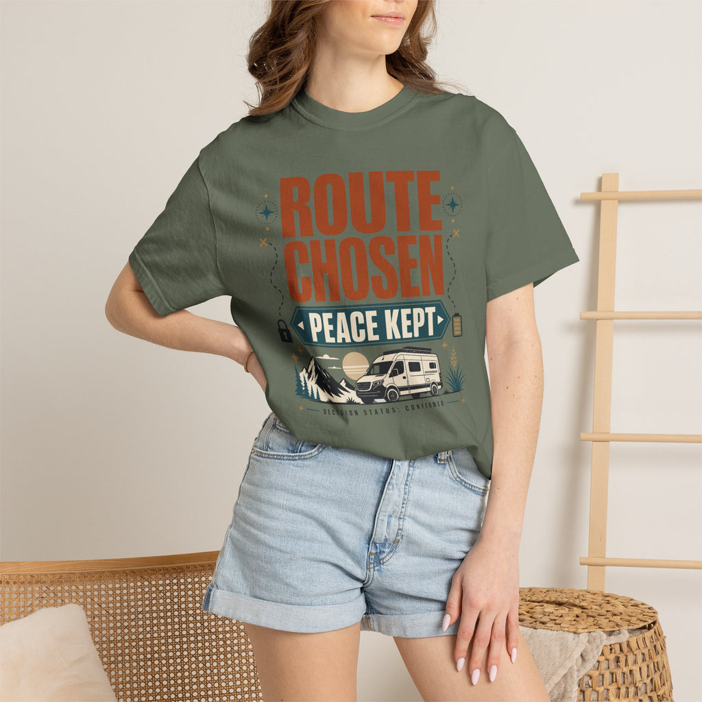 Route Chosen Peace Kept - T-Shirt