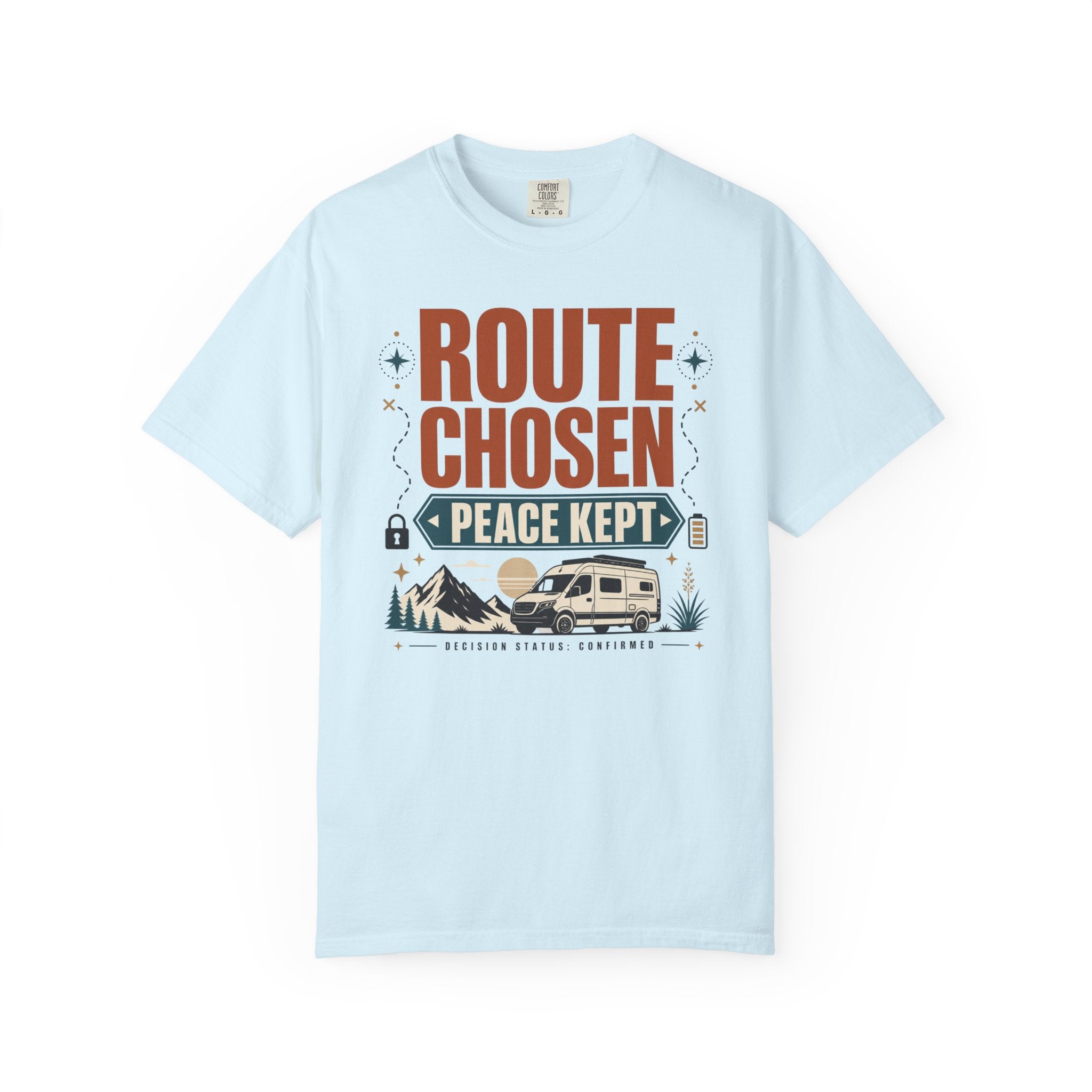 Route Chosen Peace Kept - T-Shirt