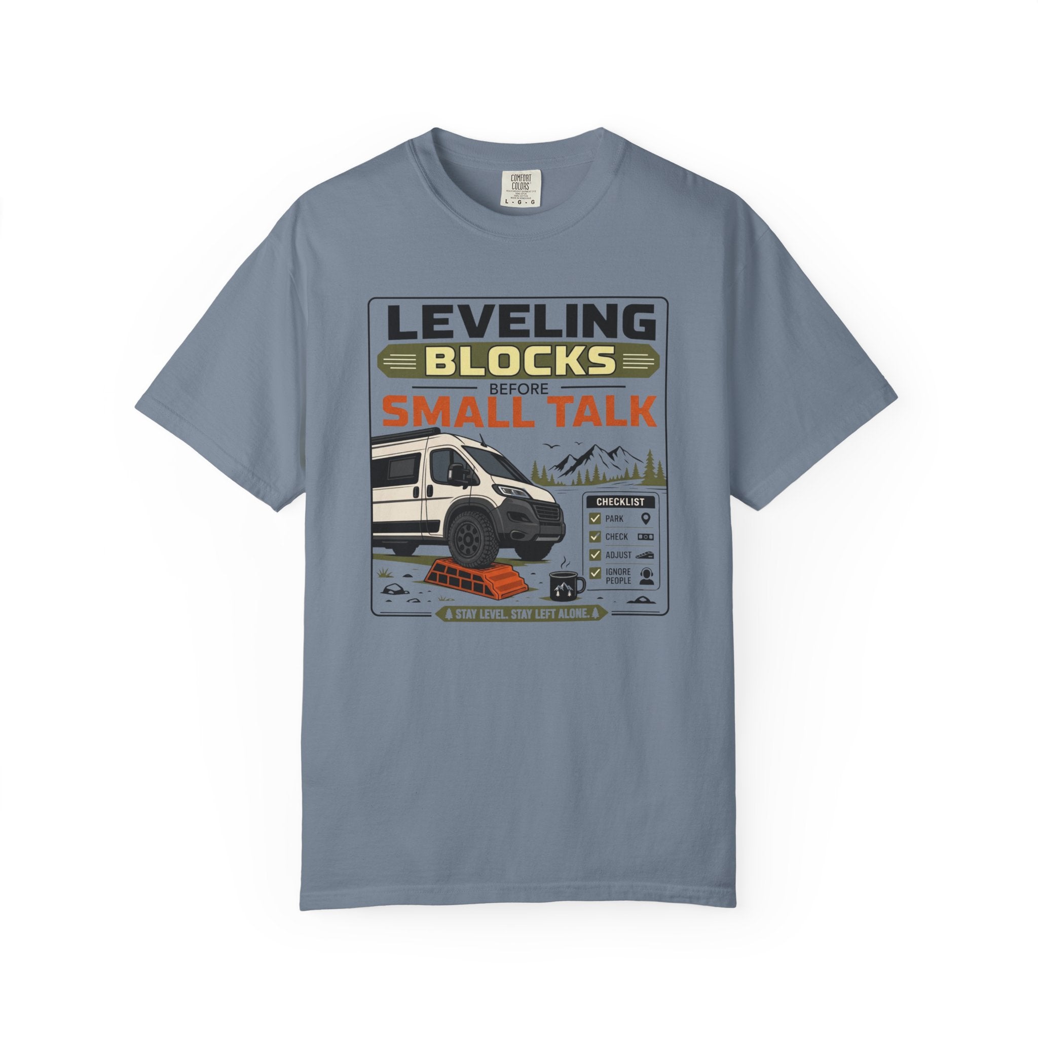 Leveling Blocks Before Small Talk - T-Shirt