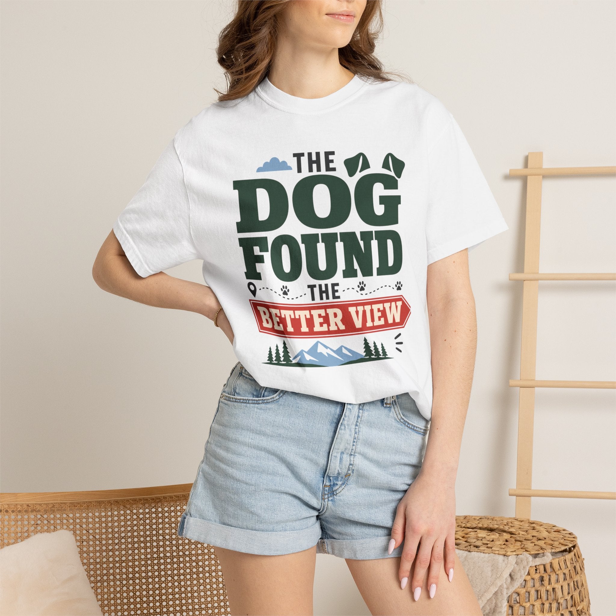 The Dog Found The Better View - T-Shirt