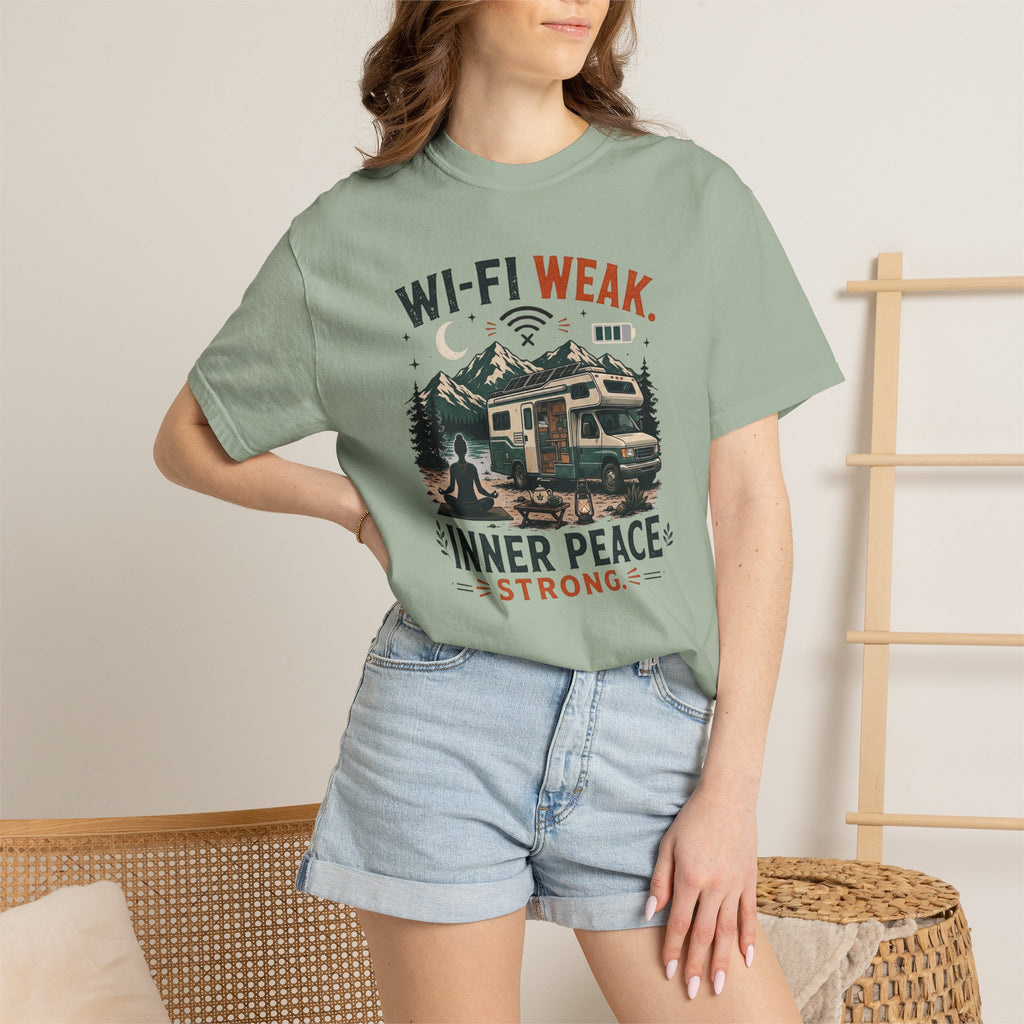 Wi-Fi Weak Inner Peace Strong - T-Shirt
