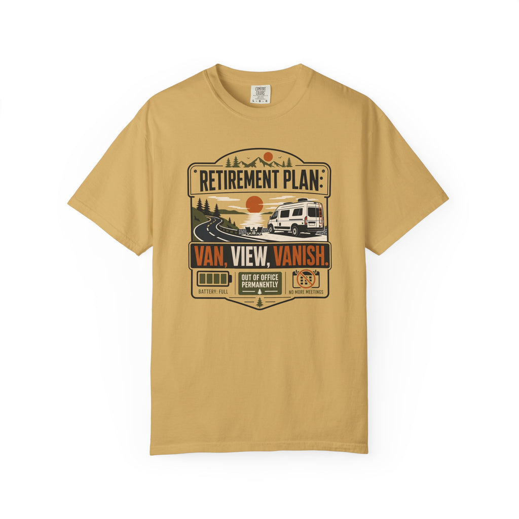 Retirement Plan Van View Vanish - T-Shirt