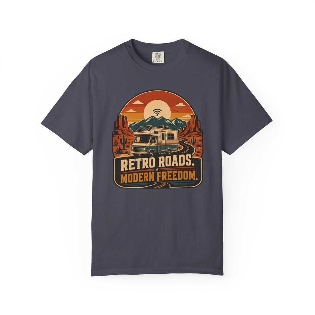 Retro Roads Modern Freedom - T-Shirt