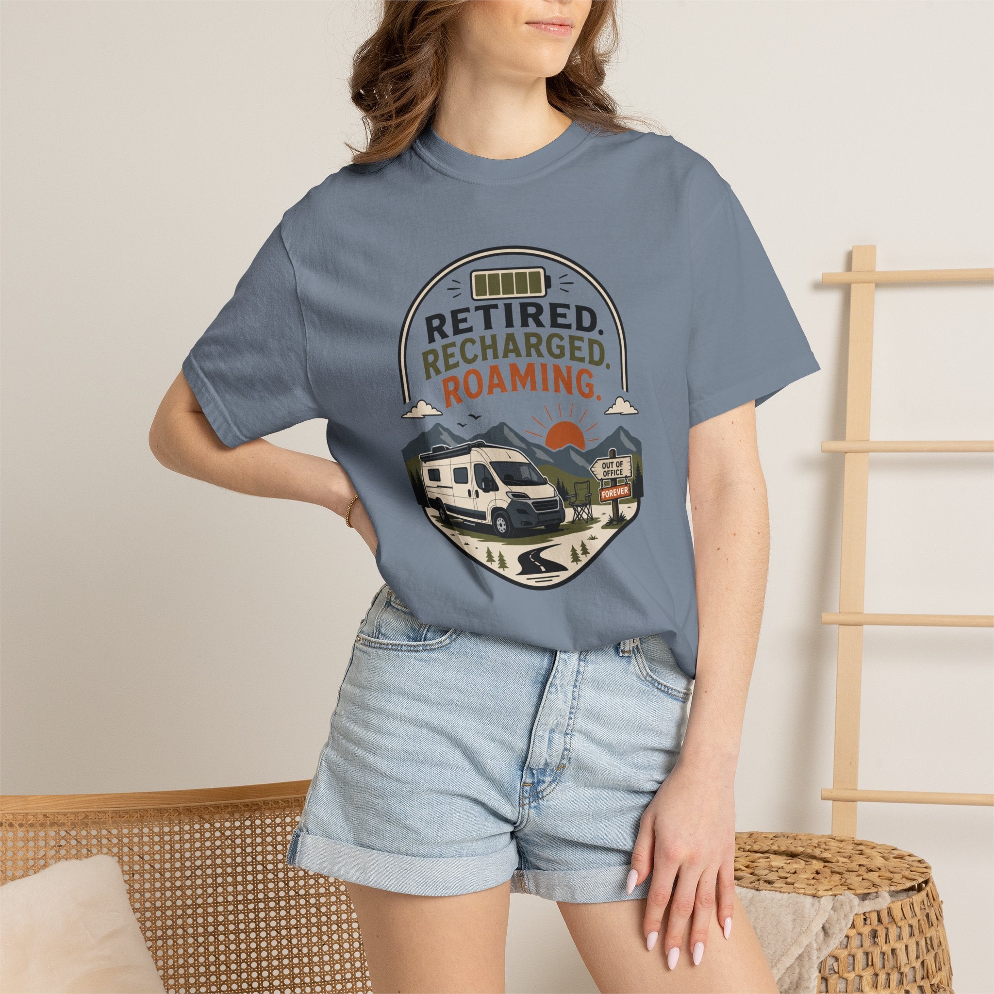 Retired Recharged Roaming - T-Shirt