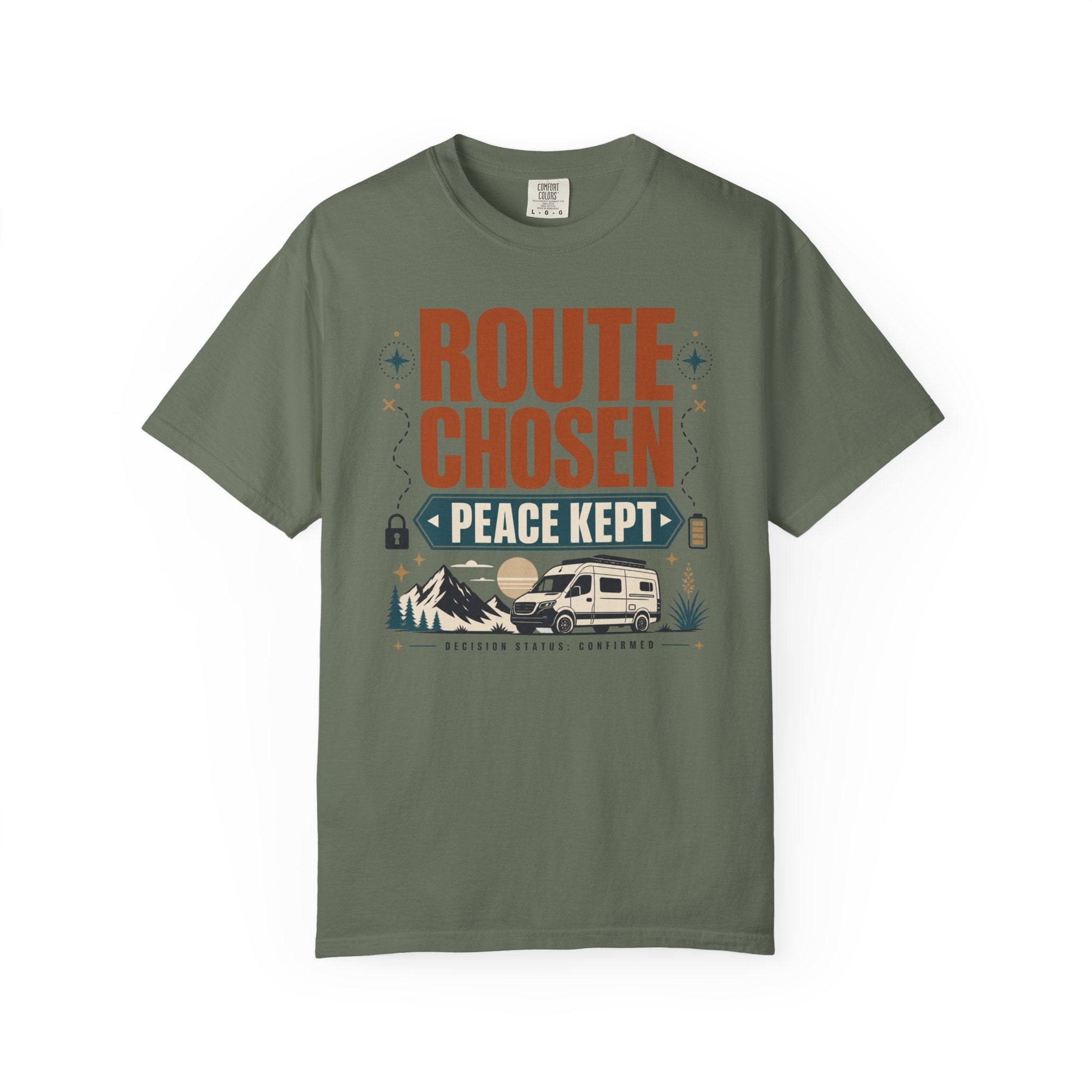 Route Chosen Peace Kept - T-Shirt
