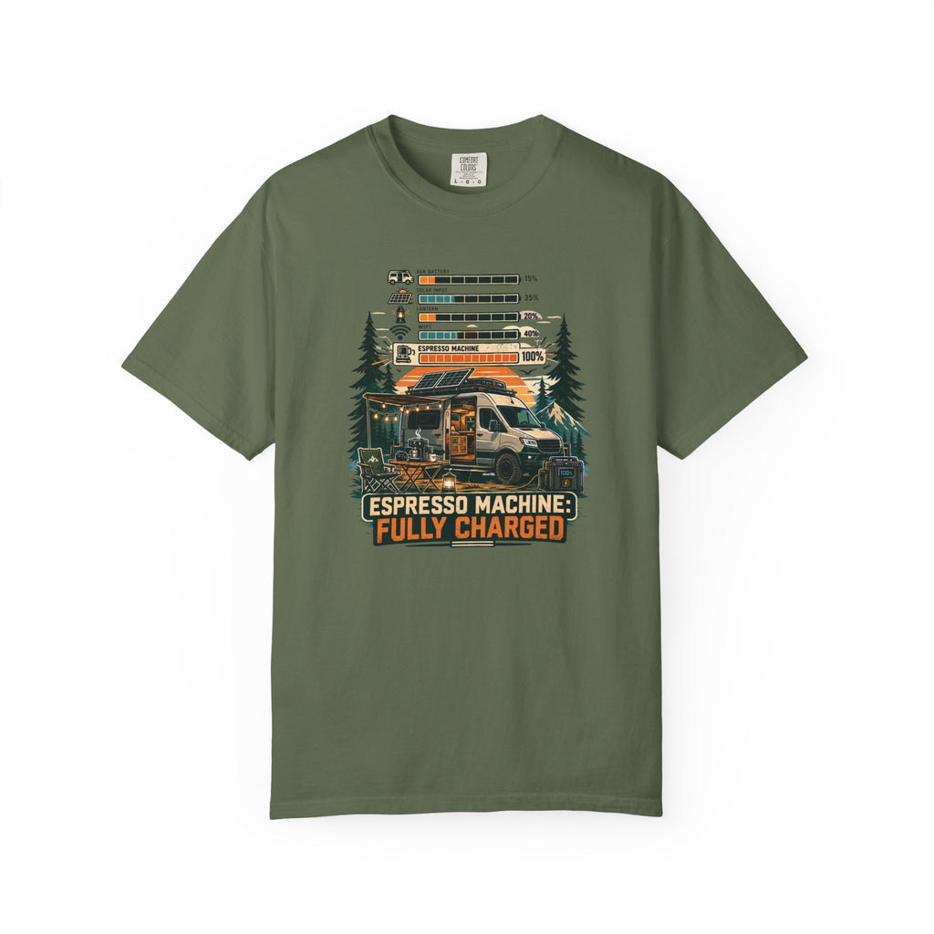 Espresso Machine Fully Charged - T-Shirt