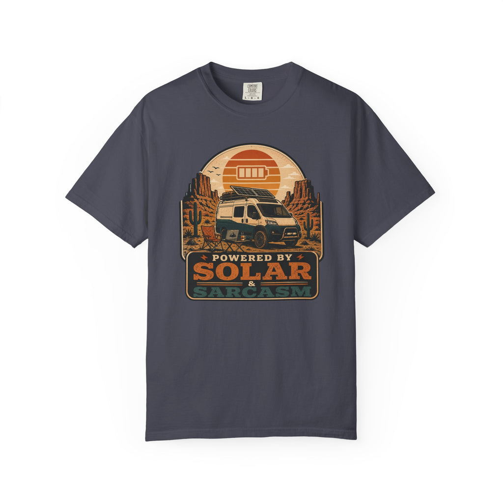 Powered By Solar and Sarcasm - T-Shirt