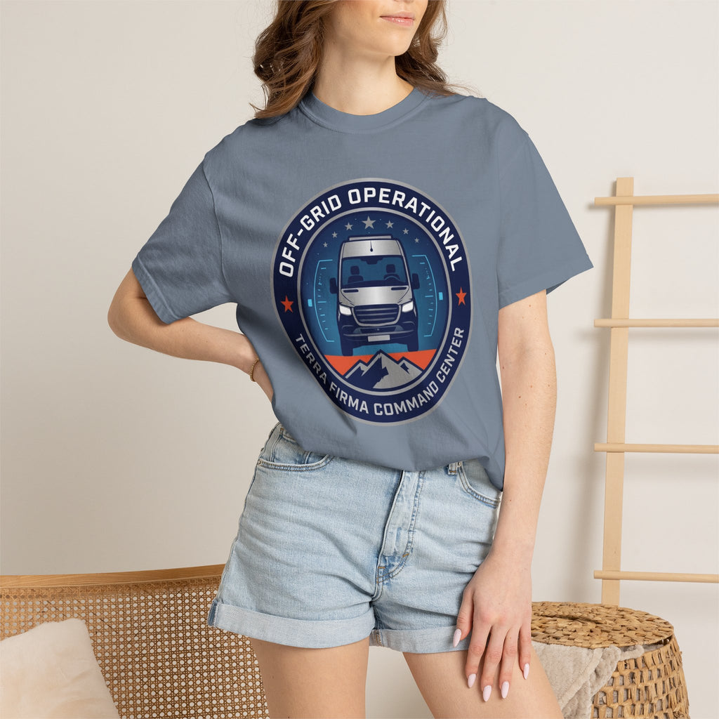 Off-grid Operational Terra Firma Command Center - T-Shirt