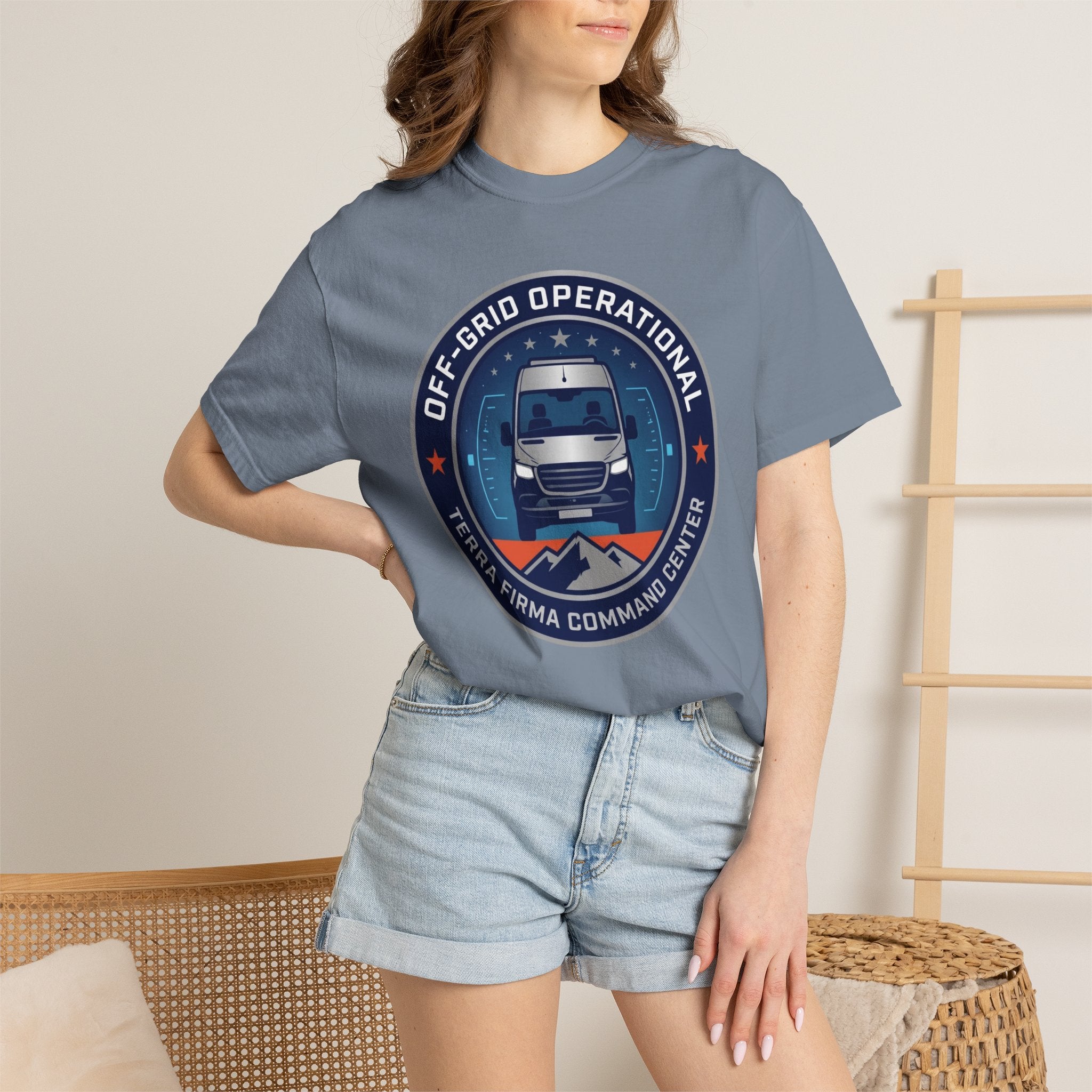Off-grid Operational Terra Firma Command Center - T-Shirt